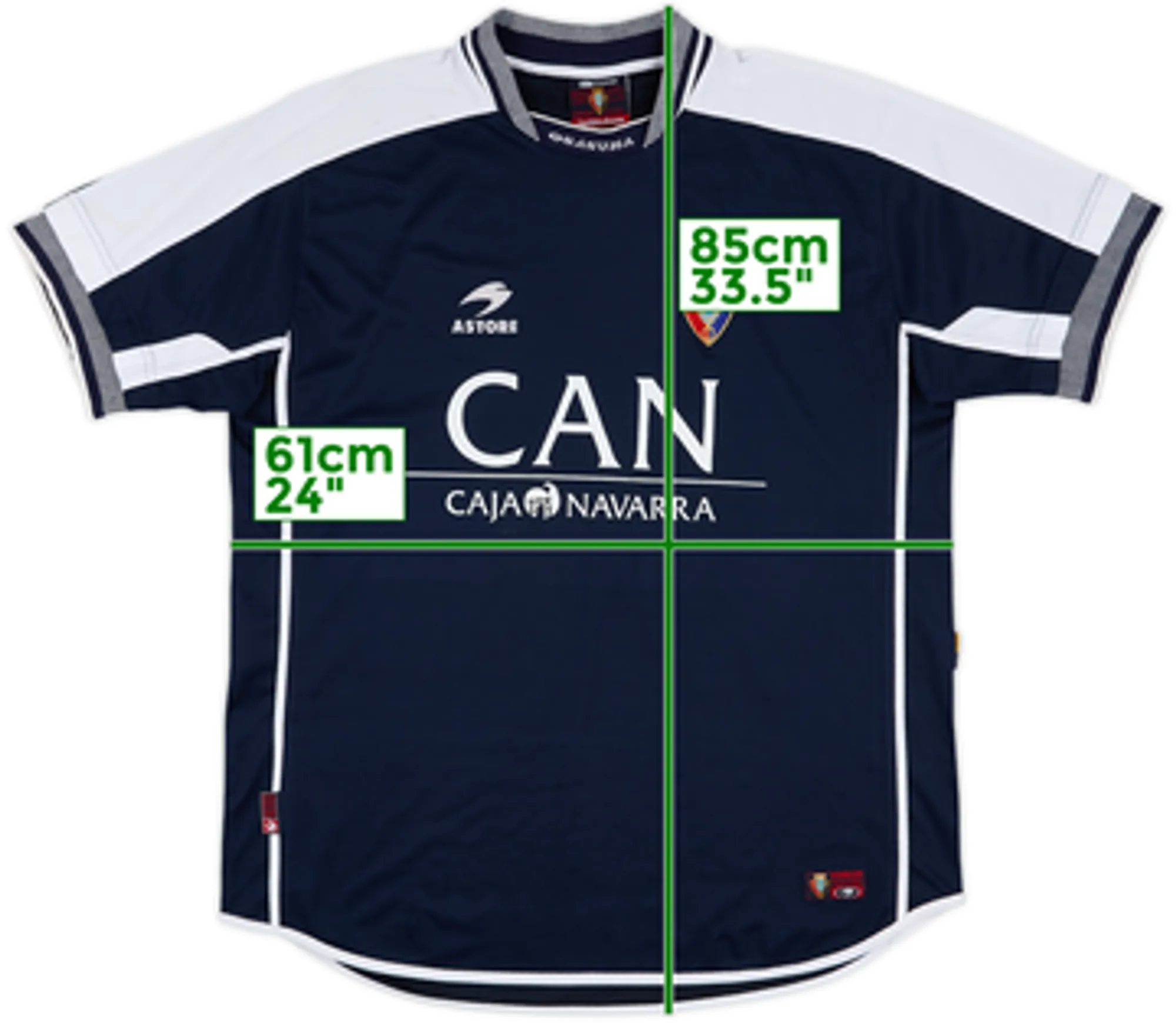 2000-01 Osasuna Away Shirt - 7/10 - (XXL)