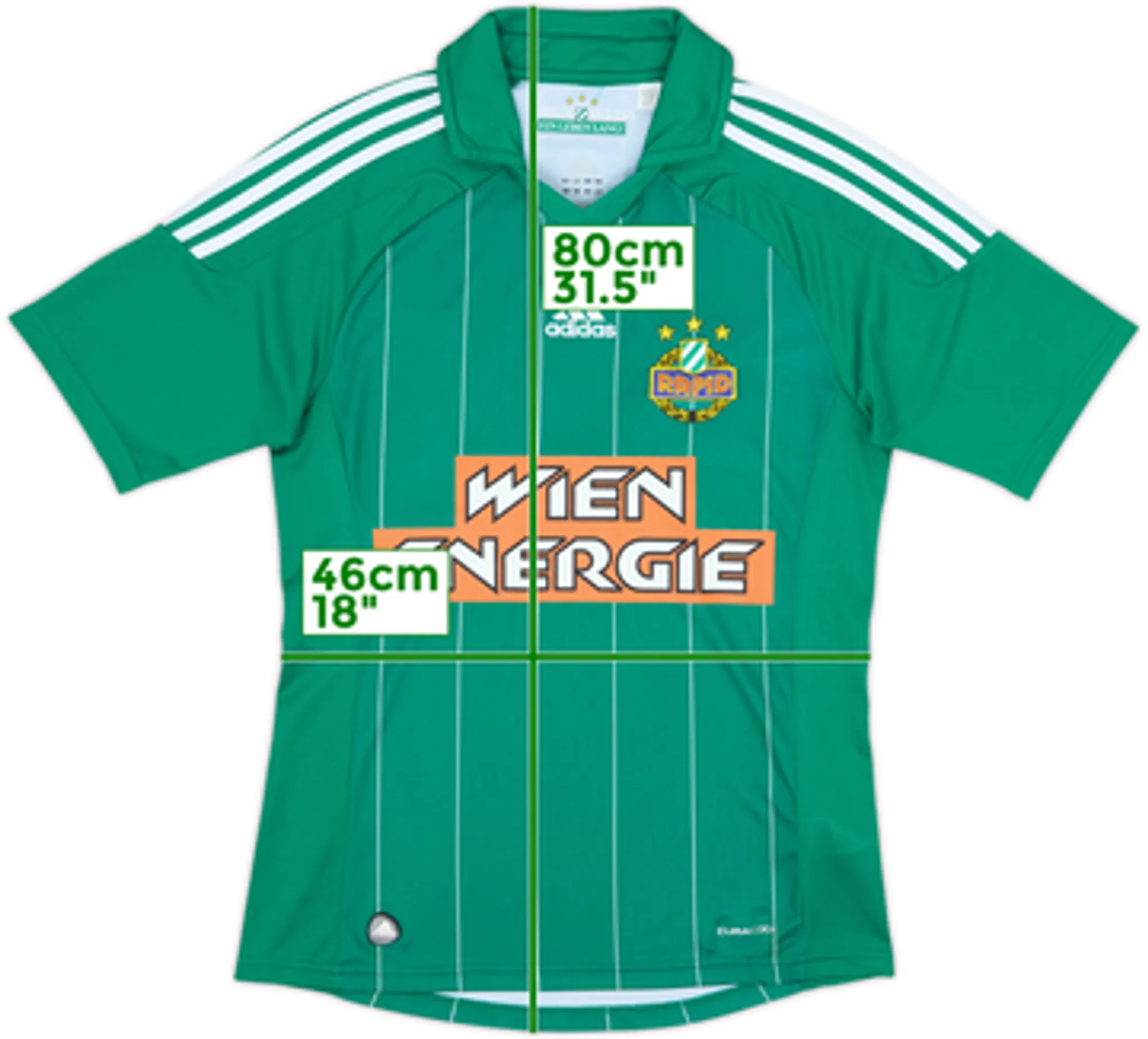 2011-12 Rapid Vienna Home Shirt - 10/10 - (S)