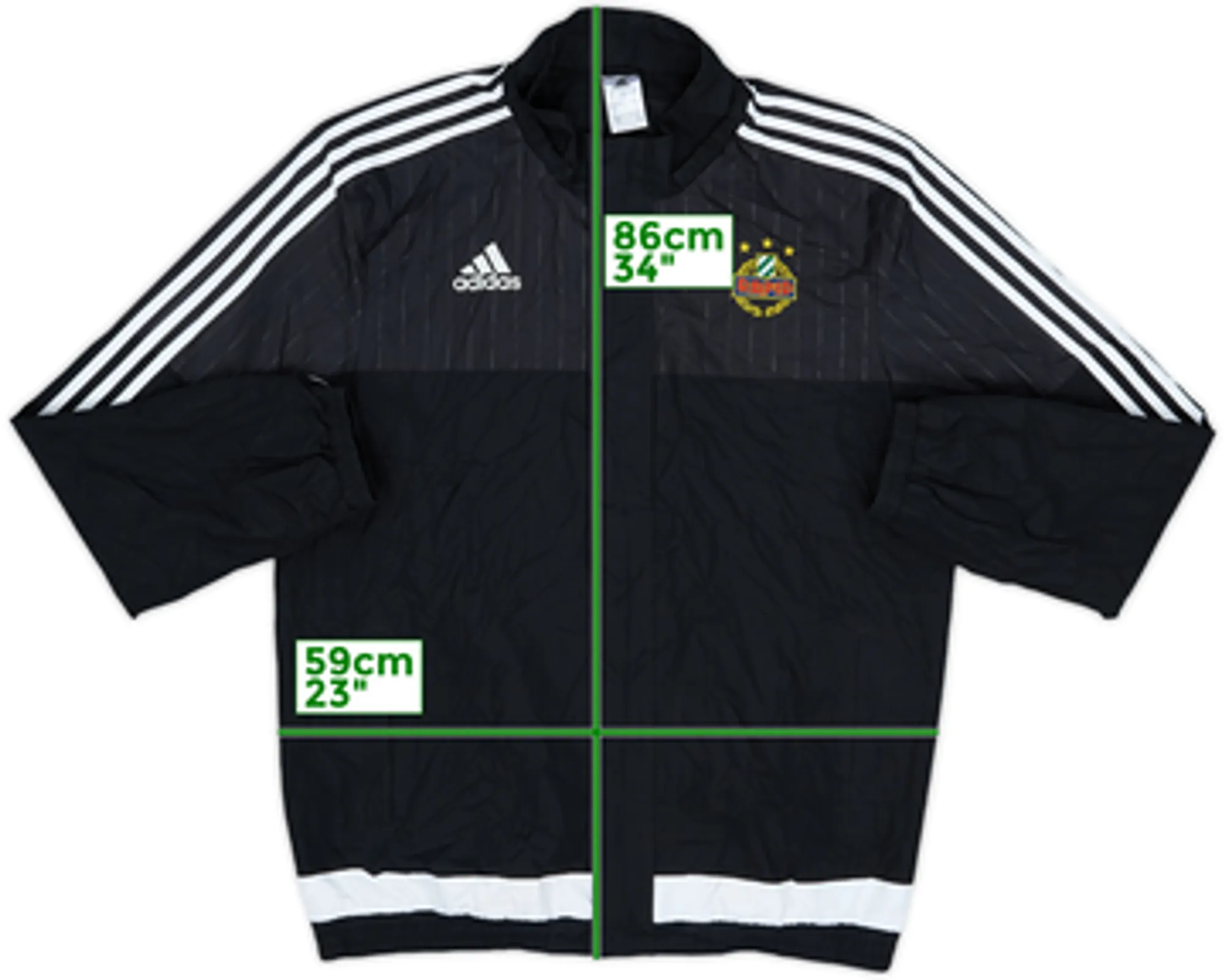 2014-15 Rapid Vienna adidas Rain Jacket - 7/10 - (L)