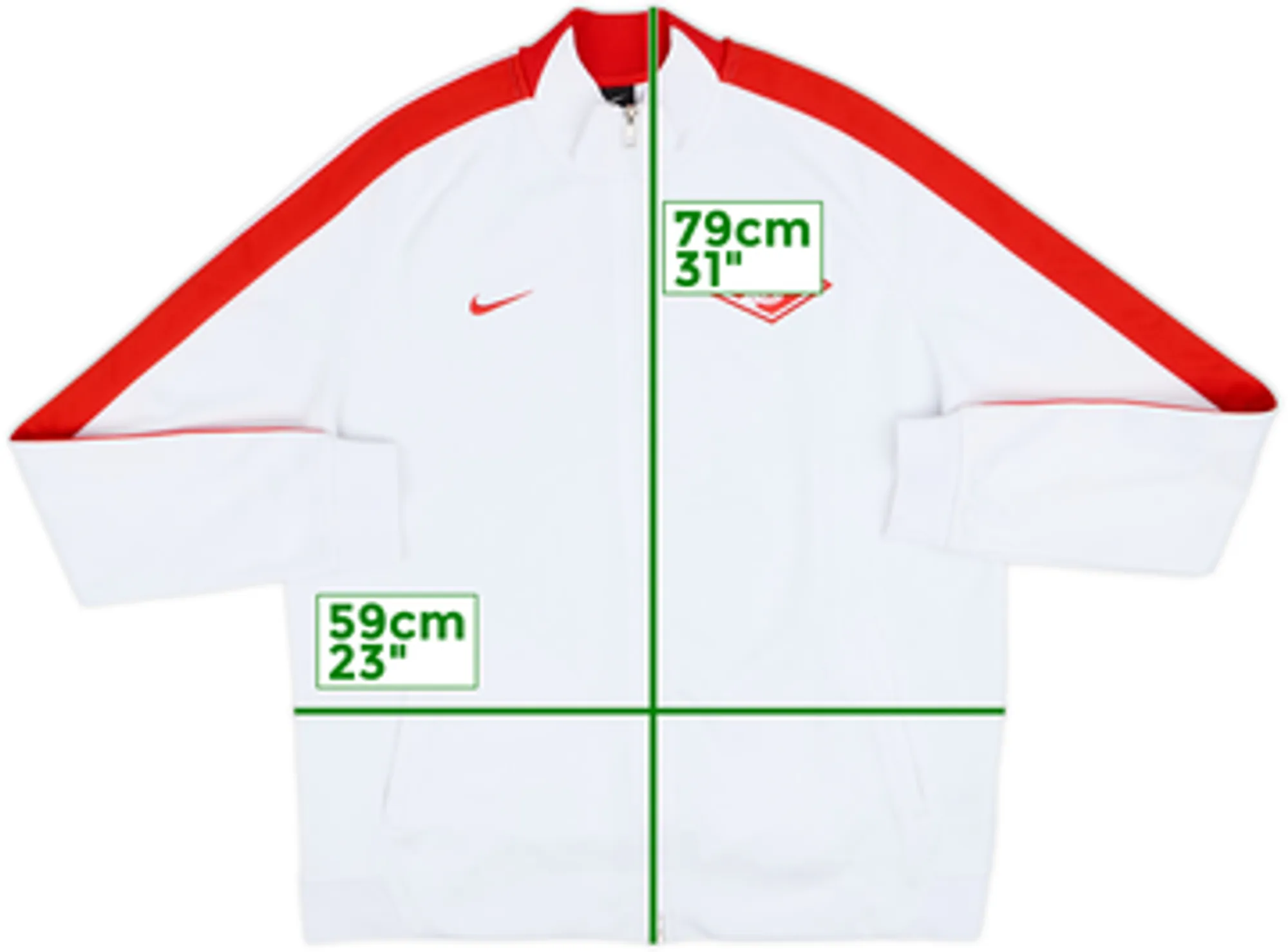 2014-15 Spartak Moscow Nike Track Jacket - 7/10 - (XL)