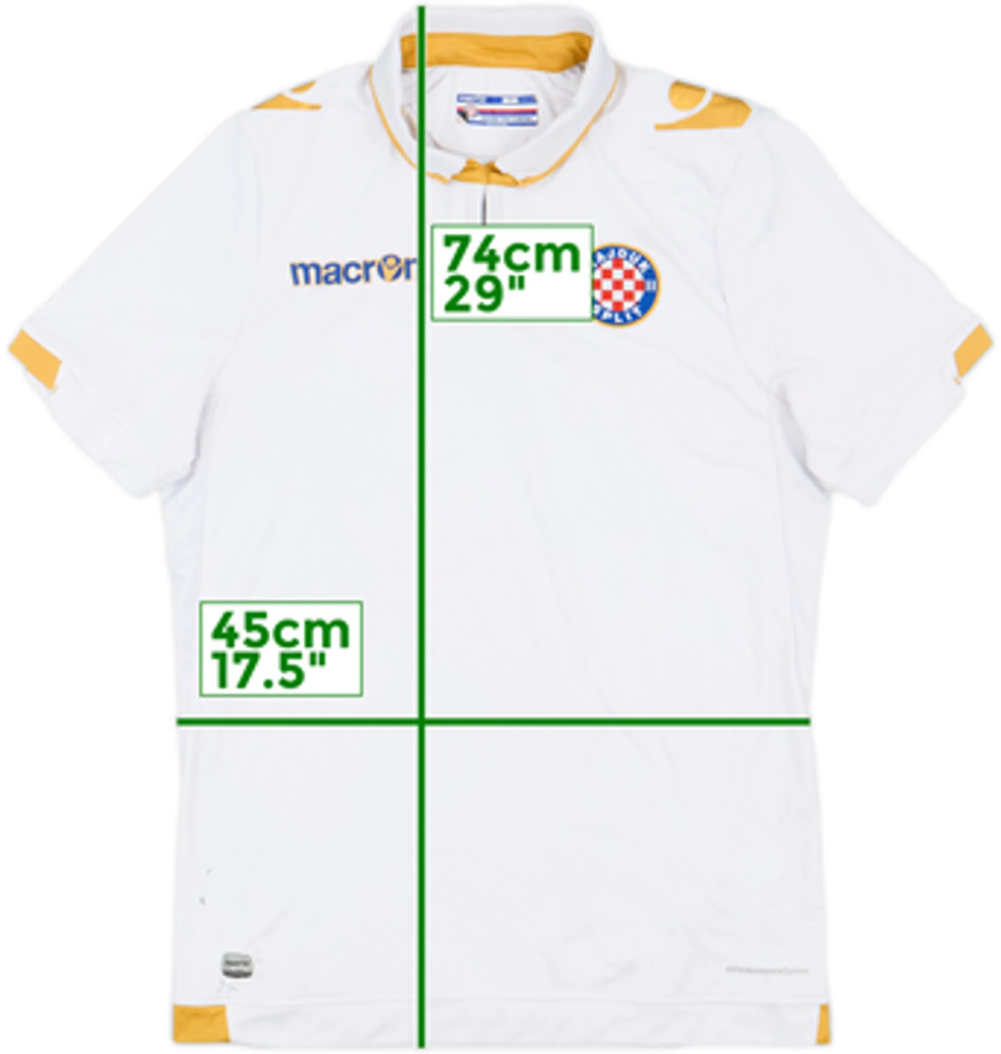 2016-18 Hajduk Split Home Shirt - 5/10 - (M)