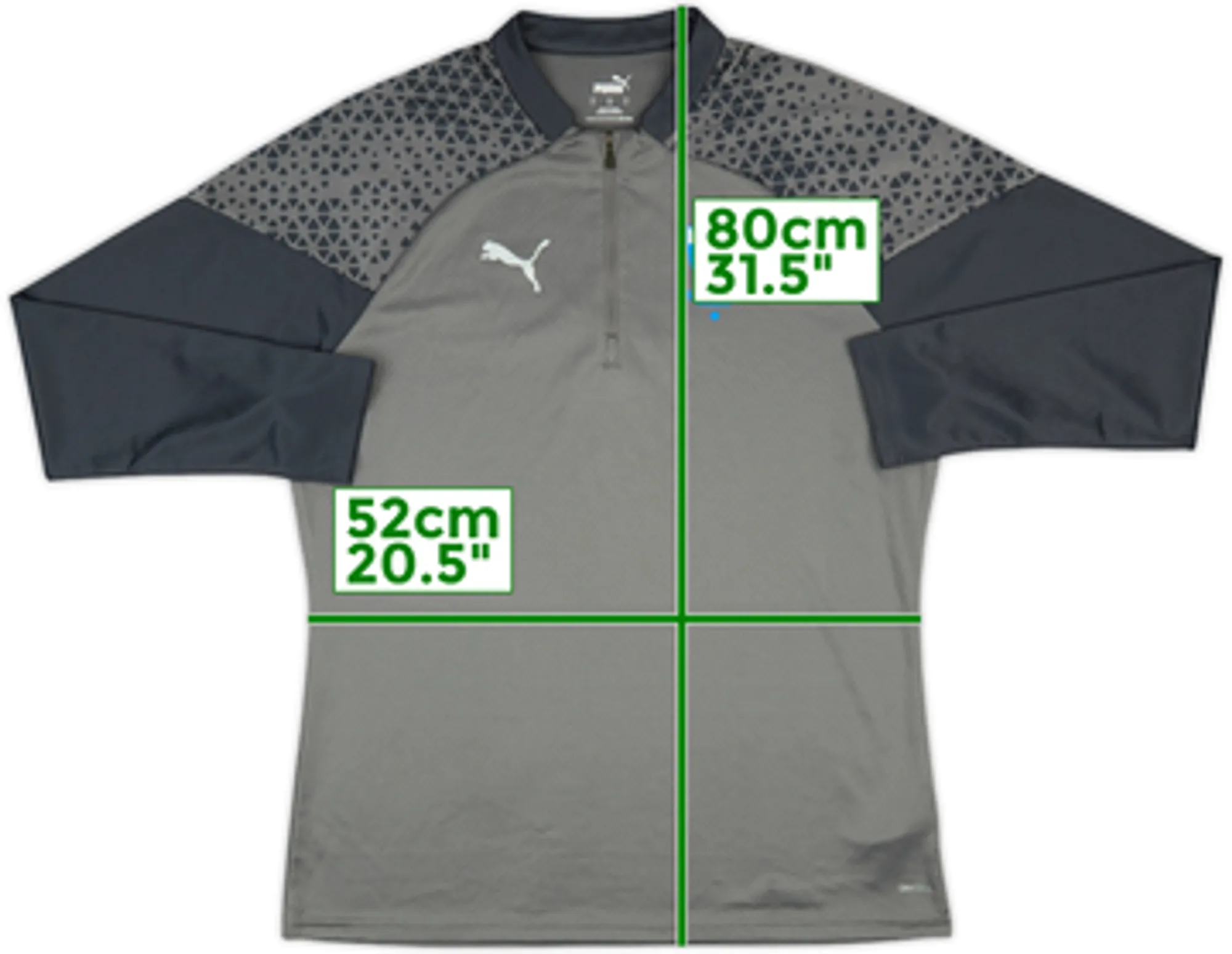 2022-23 Malmo Puma 1/4 Zip Training Top - 8/10 - (L)