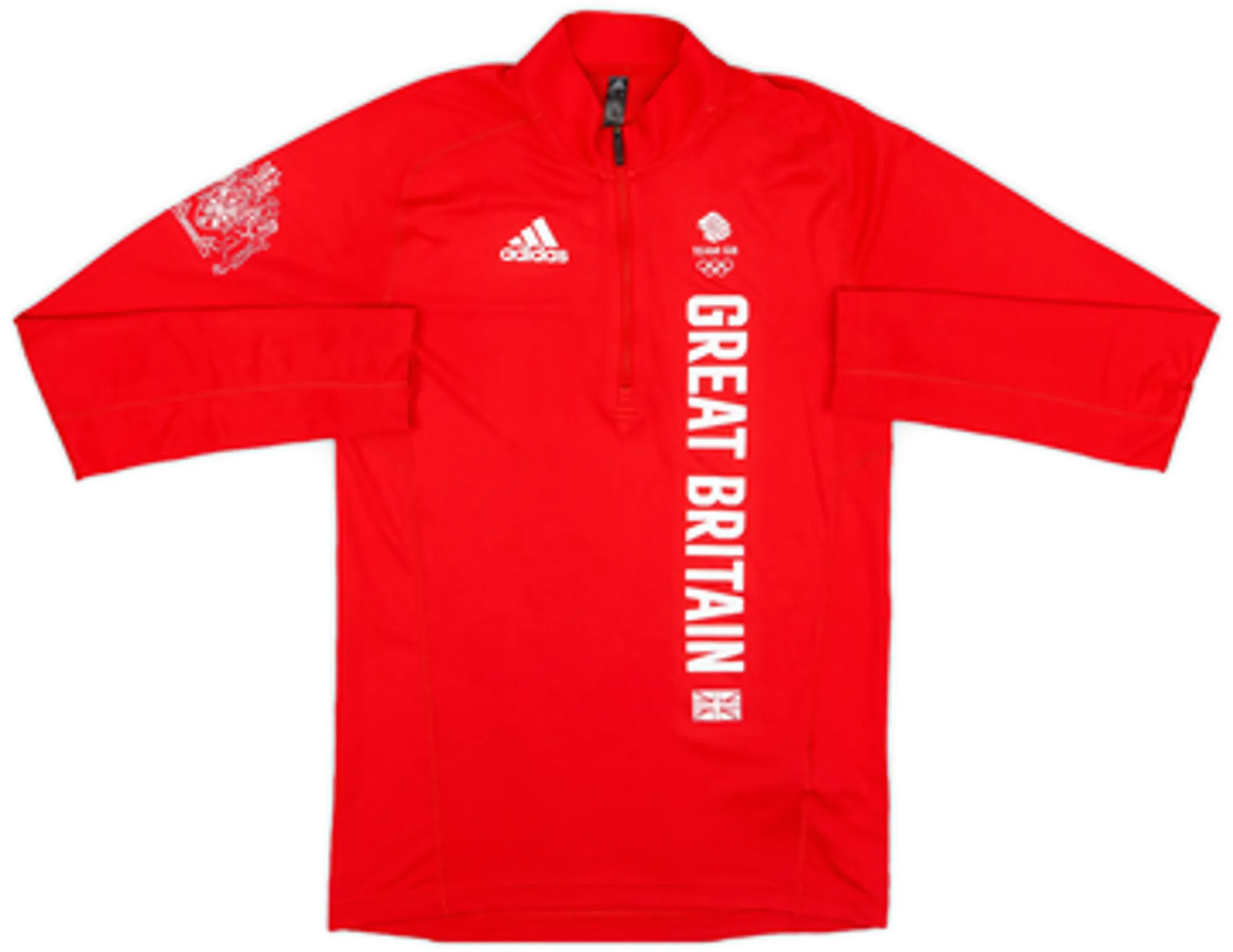 2020 Team GB adidas 1/4 Zip Training Top - 8/10 - (S)