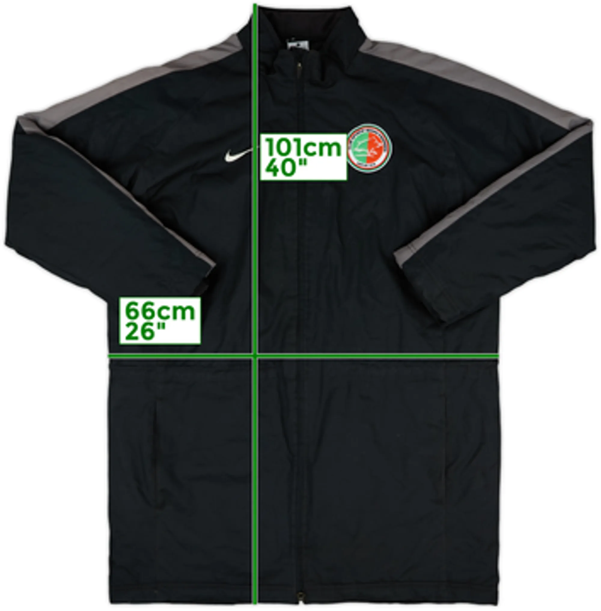 2011-12 Sedan Nike Padded Bench Coat - 9/10 - (L)