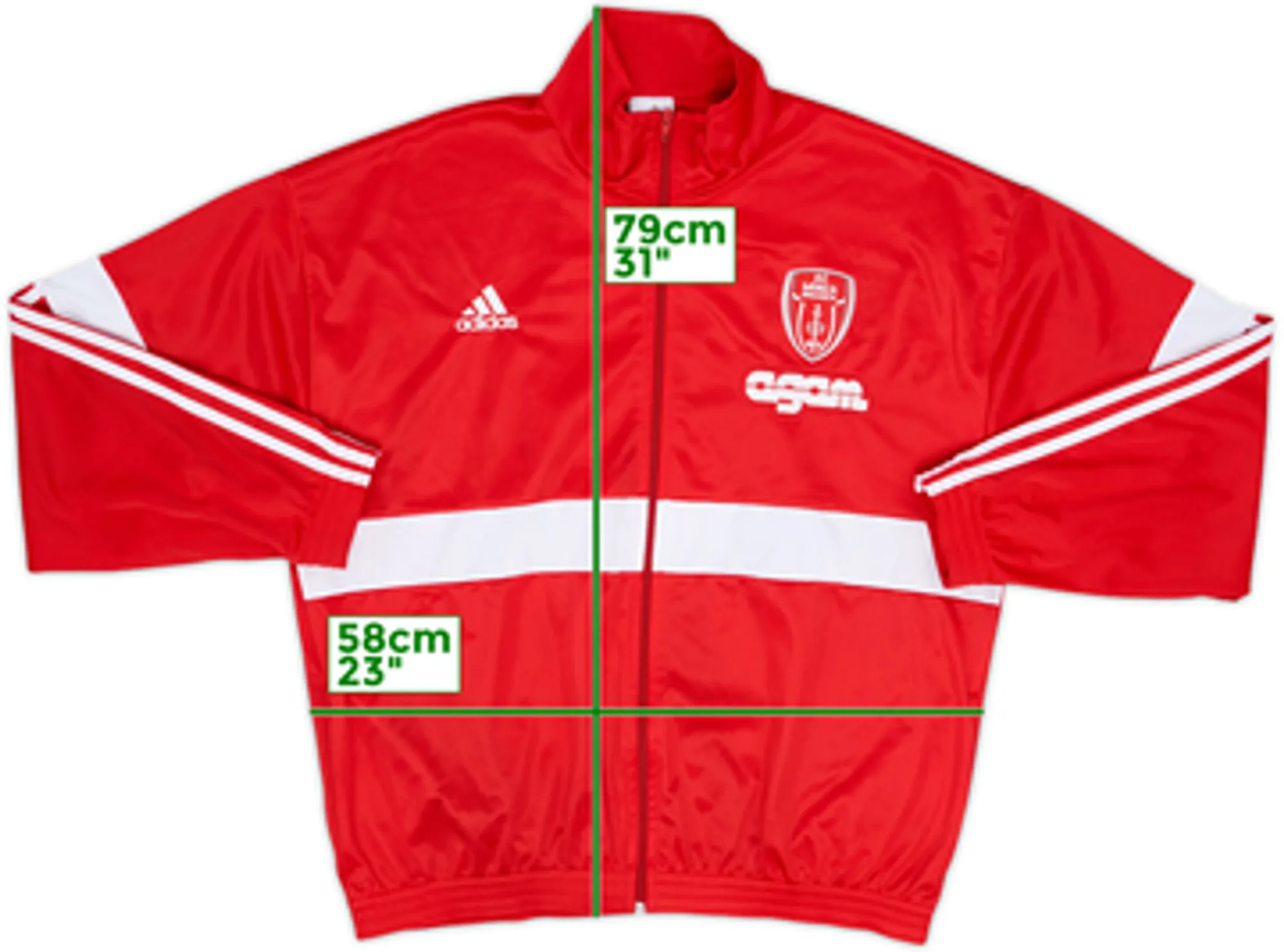 2006-07 Monza adidas Track Jacket - 8/10 - (XL)