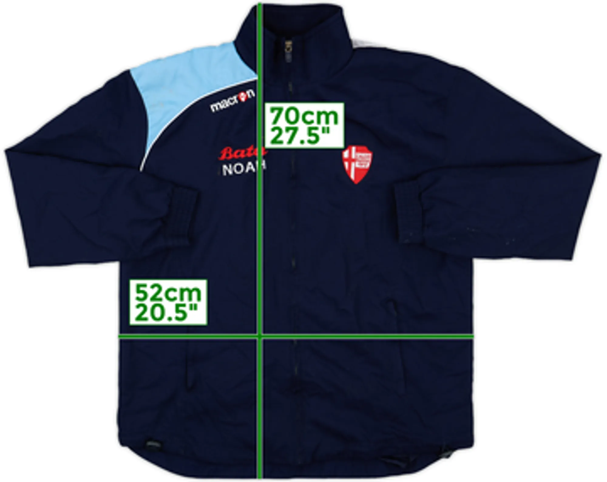 2005-06 Padova Macron Hooded Rain Jacket - 8/10 - (S)