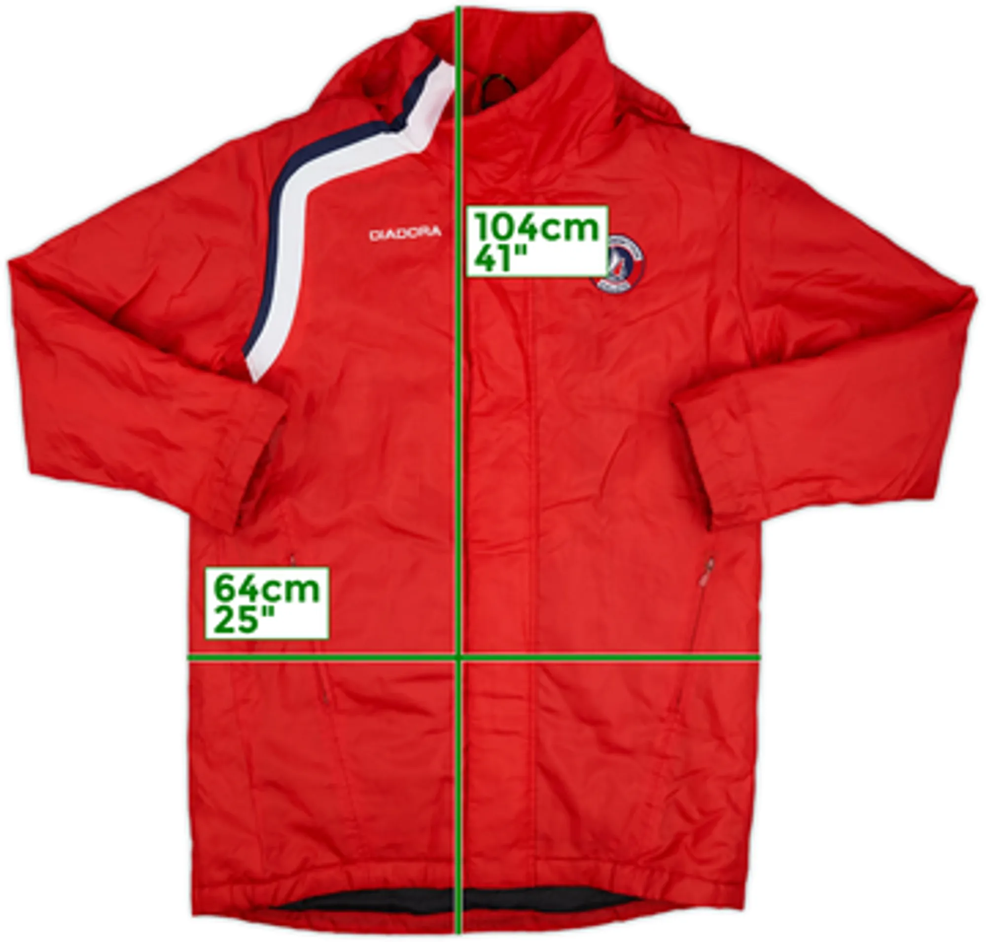 2006-07 Sambenedettese Diadora Padded Bench Coat - 6/10 - (L)
