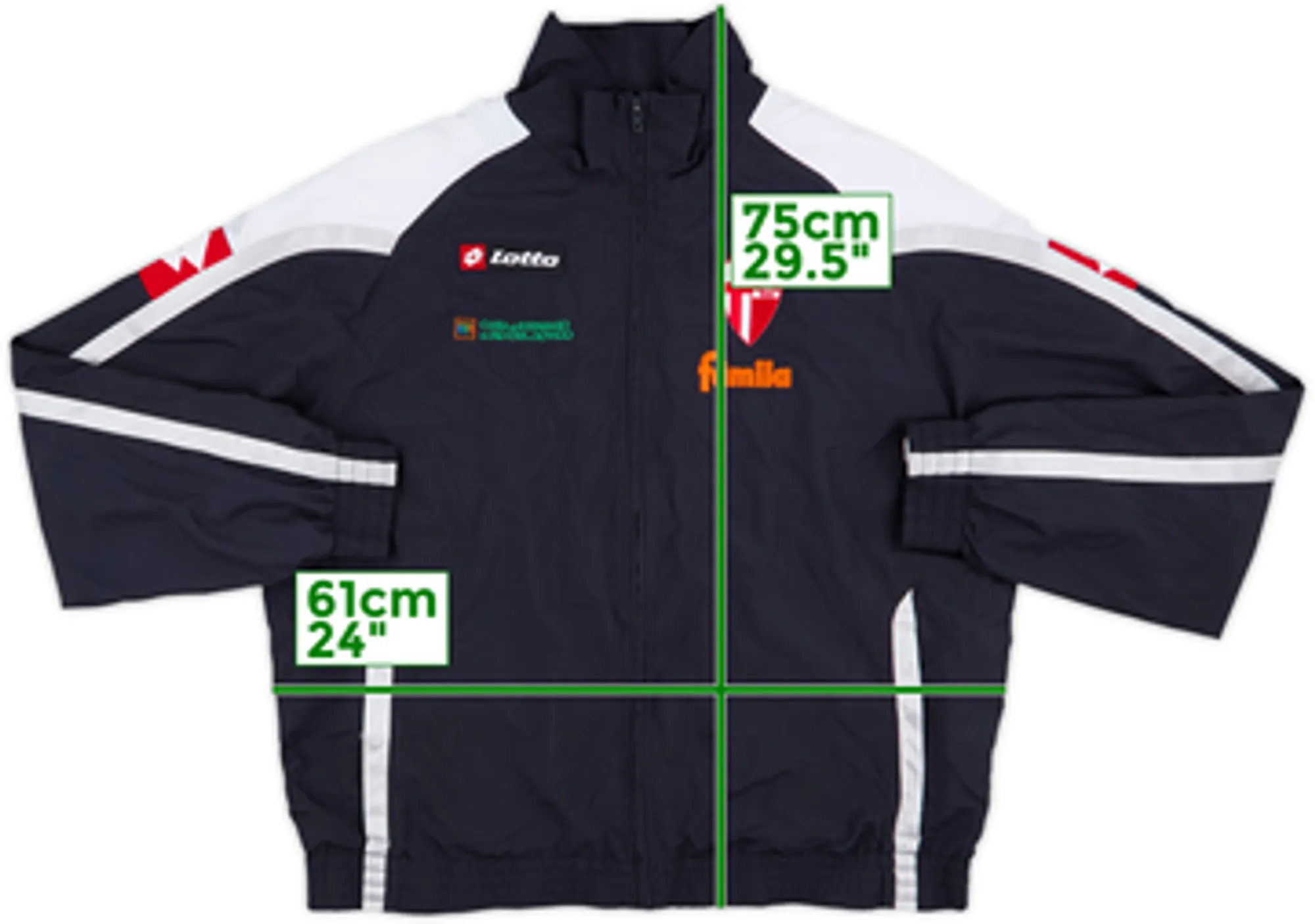 2010-11 Padova Player Issue Lotto Track Jacket - 8/10 - (XL)