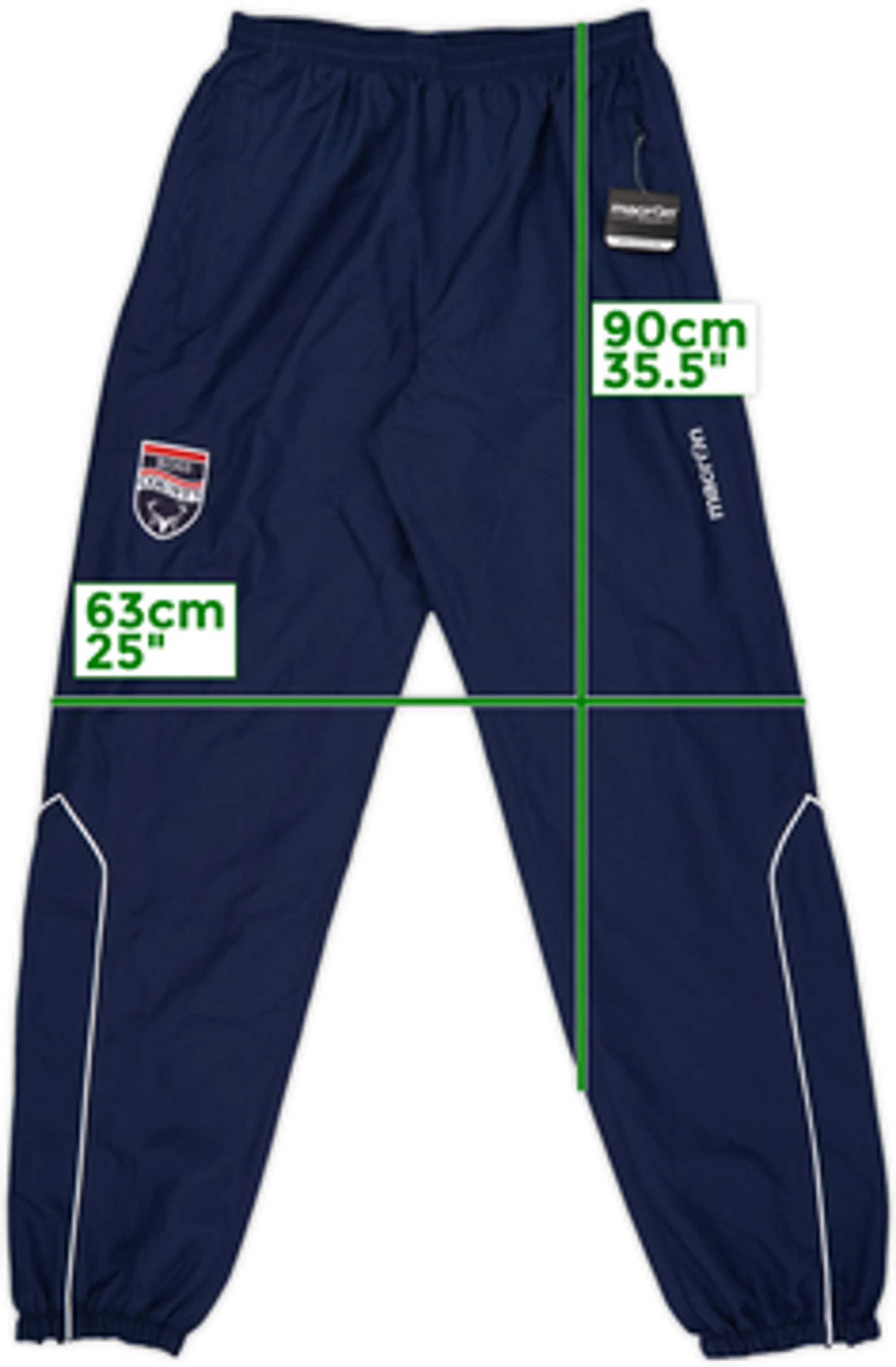 2016-17 Ross County Macron Track Pants/Bottoms - 10/10 - (XXL)