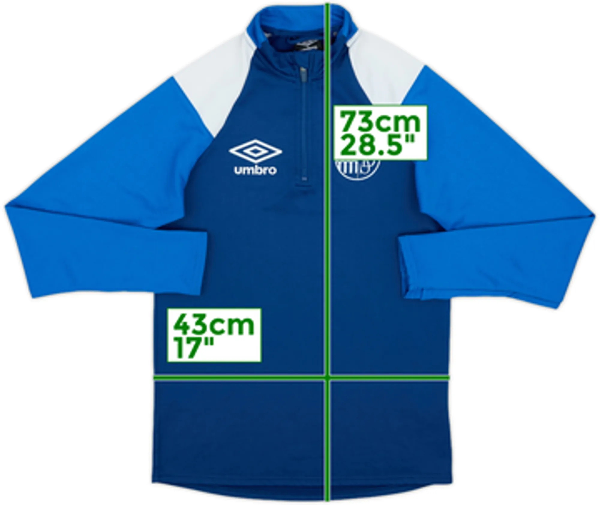 2020-21 UD Salamanca 1/4 Zip Training Top - 8/10 - (S)