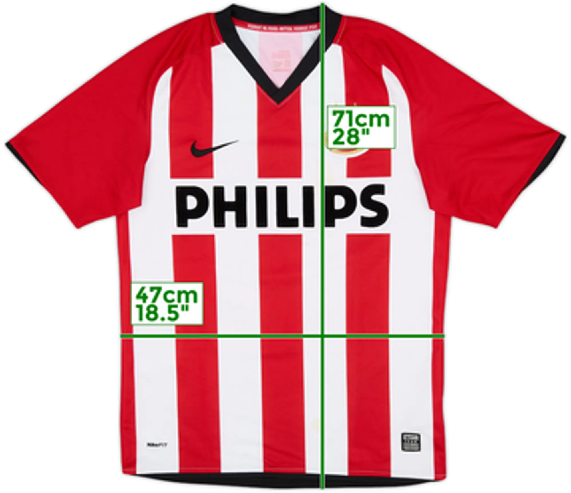 2008-10 PSV Home Shirt - 6/10 - (L)