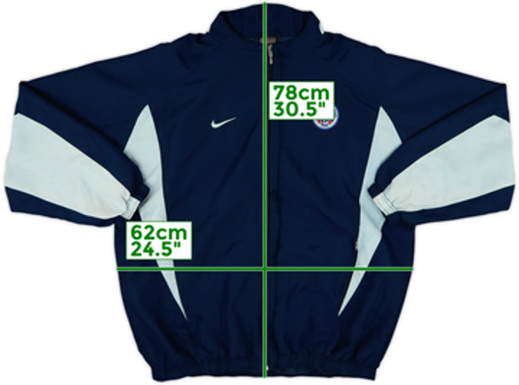 2002-03 Paris Saint-Germain Nike Track Jacket - 8/10 - (L)