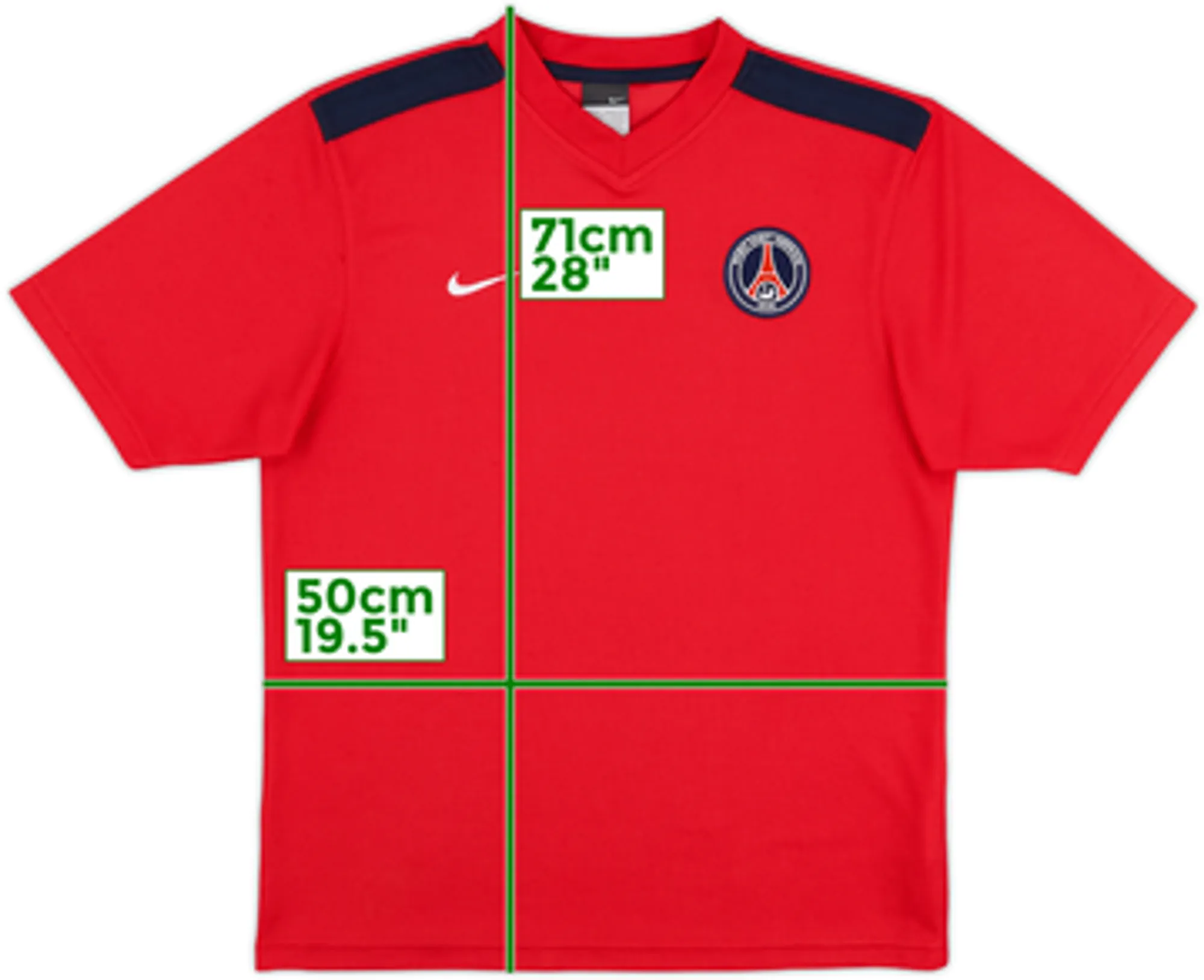 2004-05 Paris Saint-Germain Nike Training Shirt - 8/10 - (M)