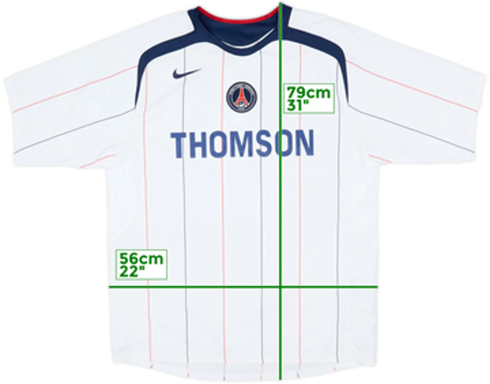 2005-06 Paris Saint-Germain Away Shirt - 8/10 - (S)