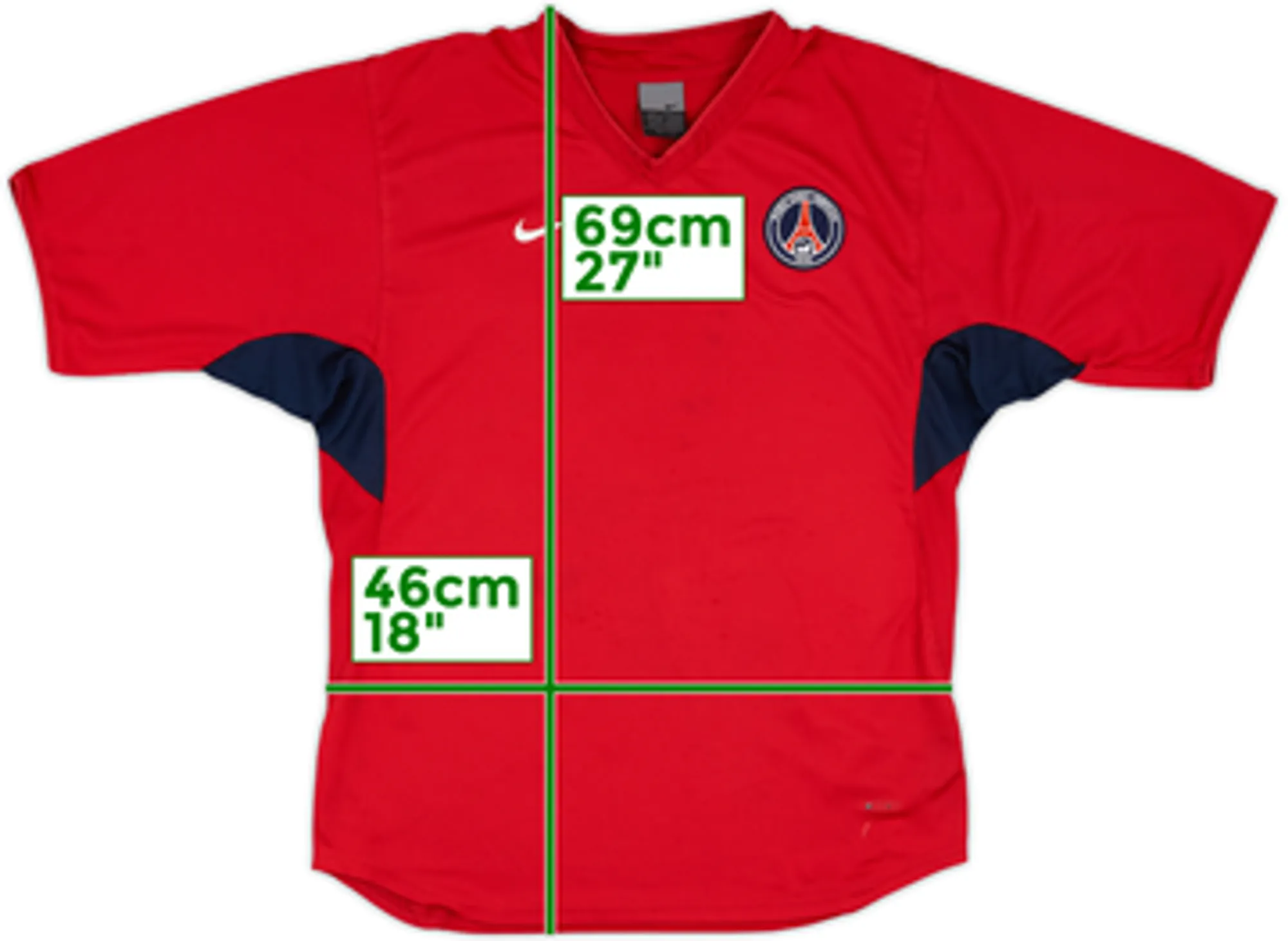 2005-06 Paris Saint-Germain Nike Training Shirt - 8/10 - (S)