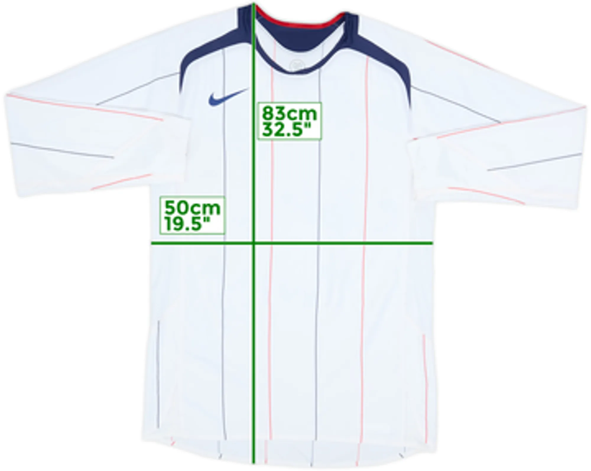 2005-06 Paris Saint-Germain Player Issue Away L/S Shirt - 8/10 - (M)