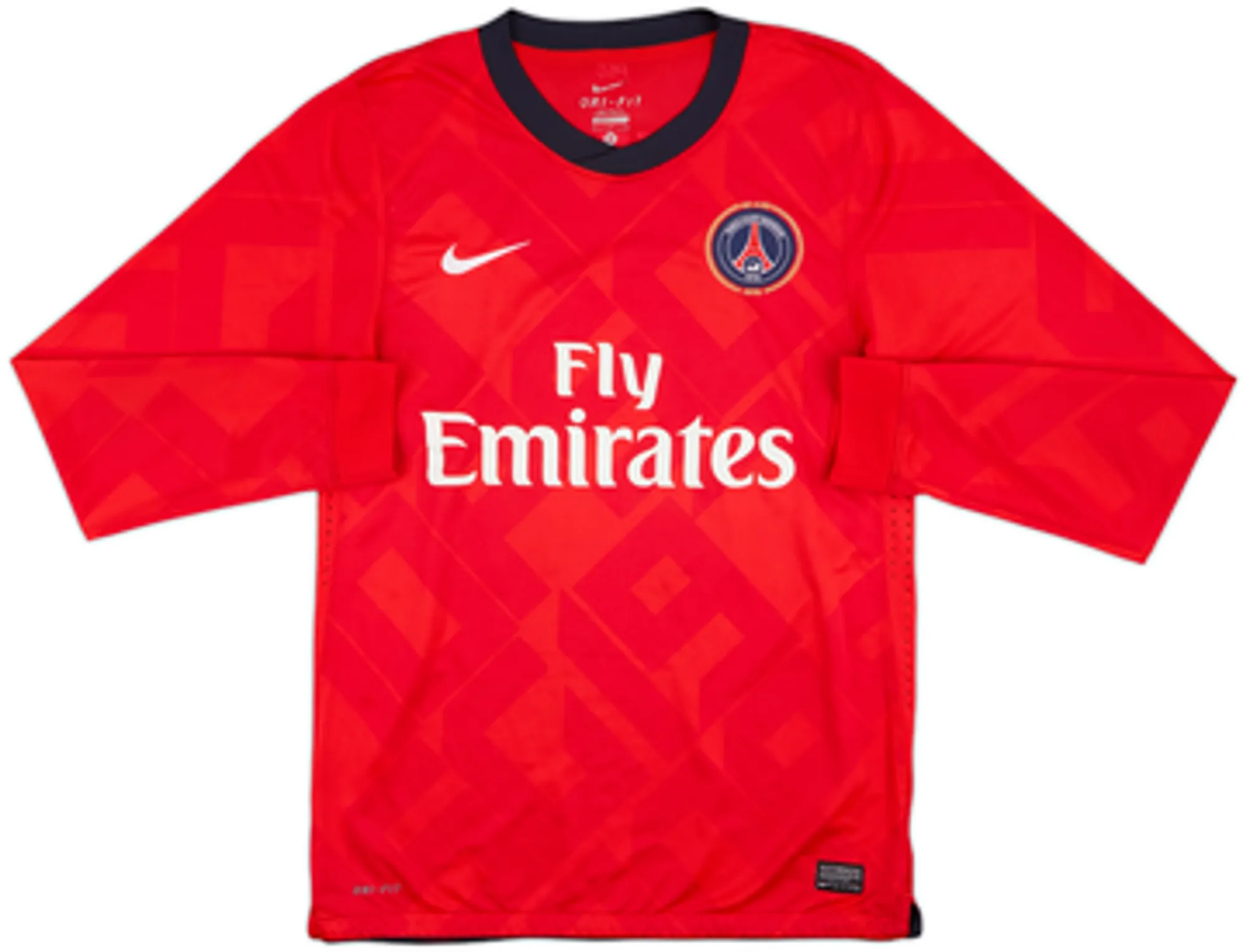 2010-12 Paris Saint-Germain '40 ANS' Player Issue Home/Third L/S Shirt Makelele #4 - 8/10 - (M)
