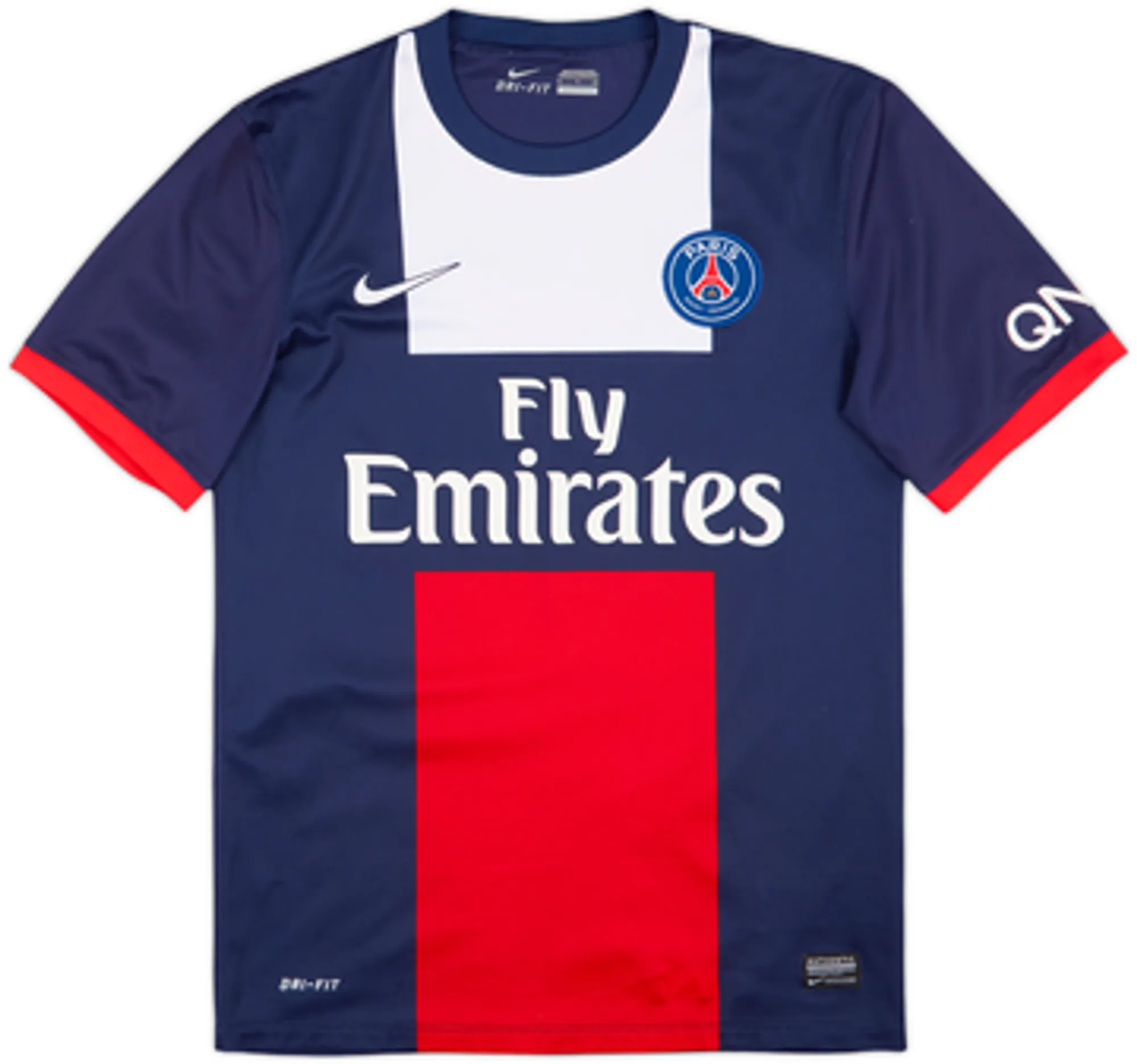2013-14 Paris Saint-Germain Home Shirt Beckham #32 - 8/10 - (S)