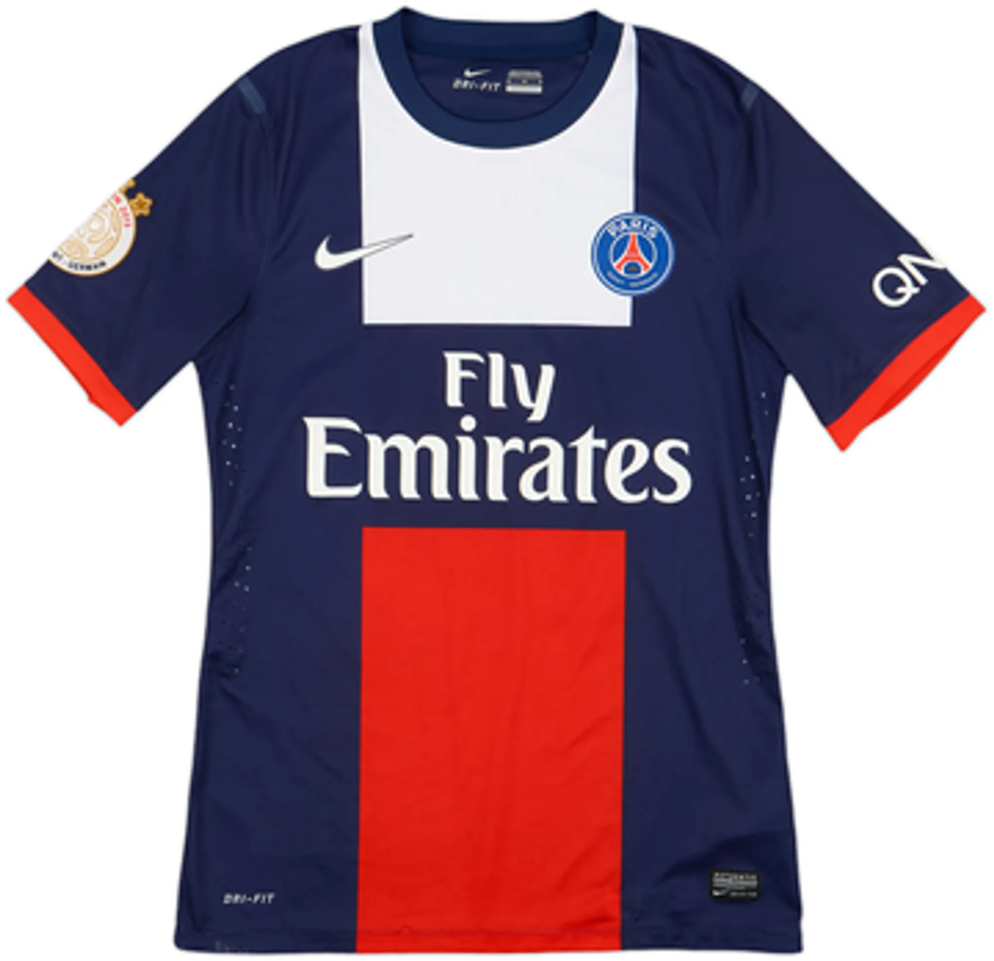 2013-14 Paris Saint-Germain Player Issue Home Shirt Cabaye #4 - 8/10 - (M)