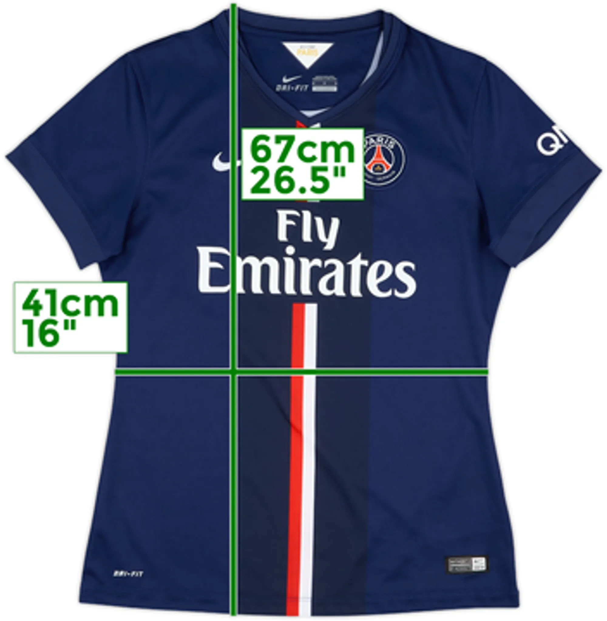 2014-15 Paris Saint-Germain Home Shirt - 10/10 - (Women's M)