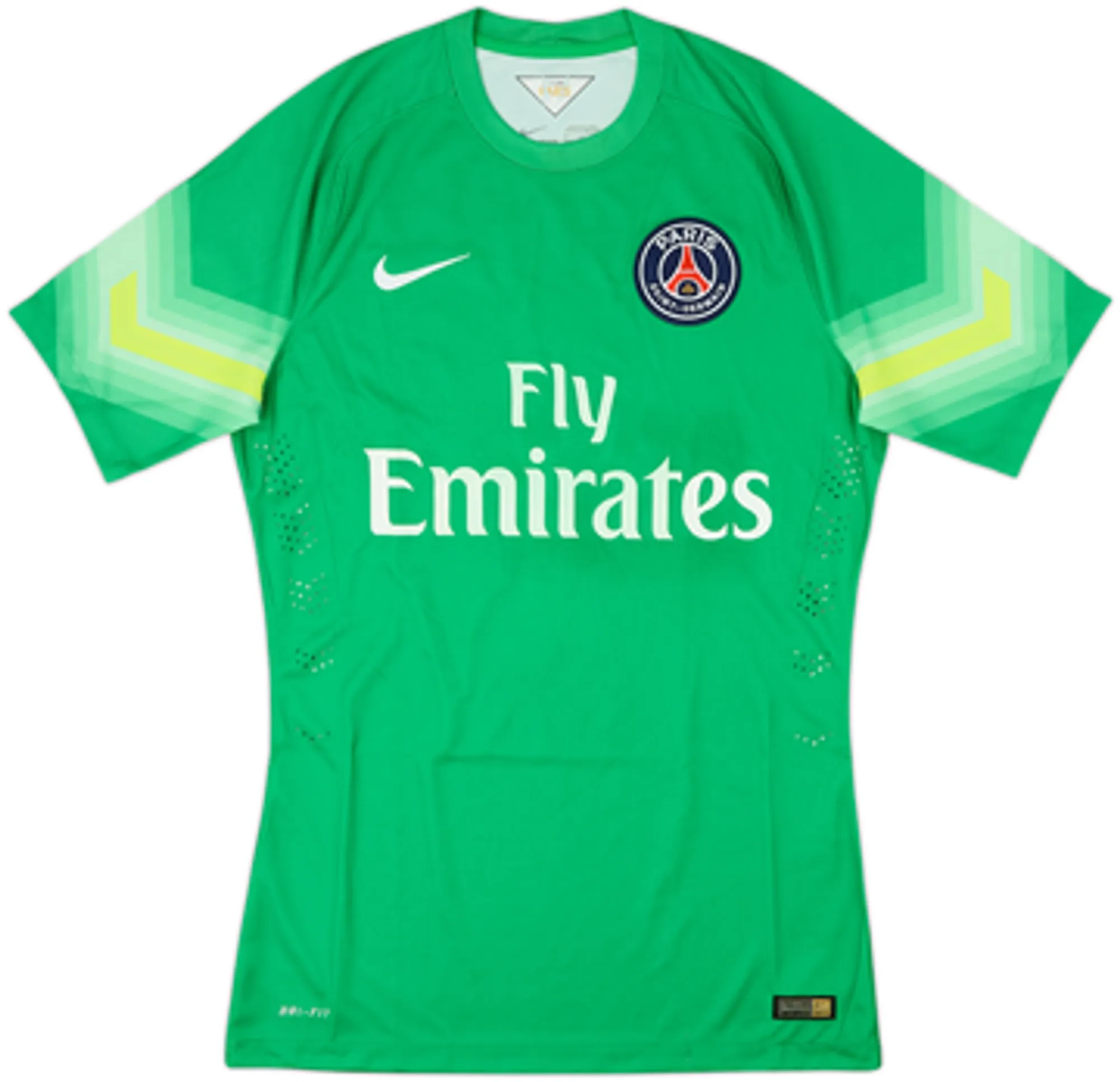 2014-15 Paris Saint-Germain Player Issue GK S/S Shirt Douchez #1 - 8/10 - (M)