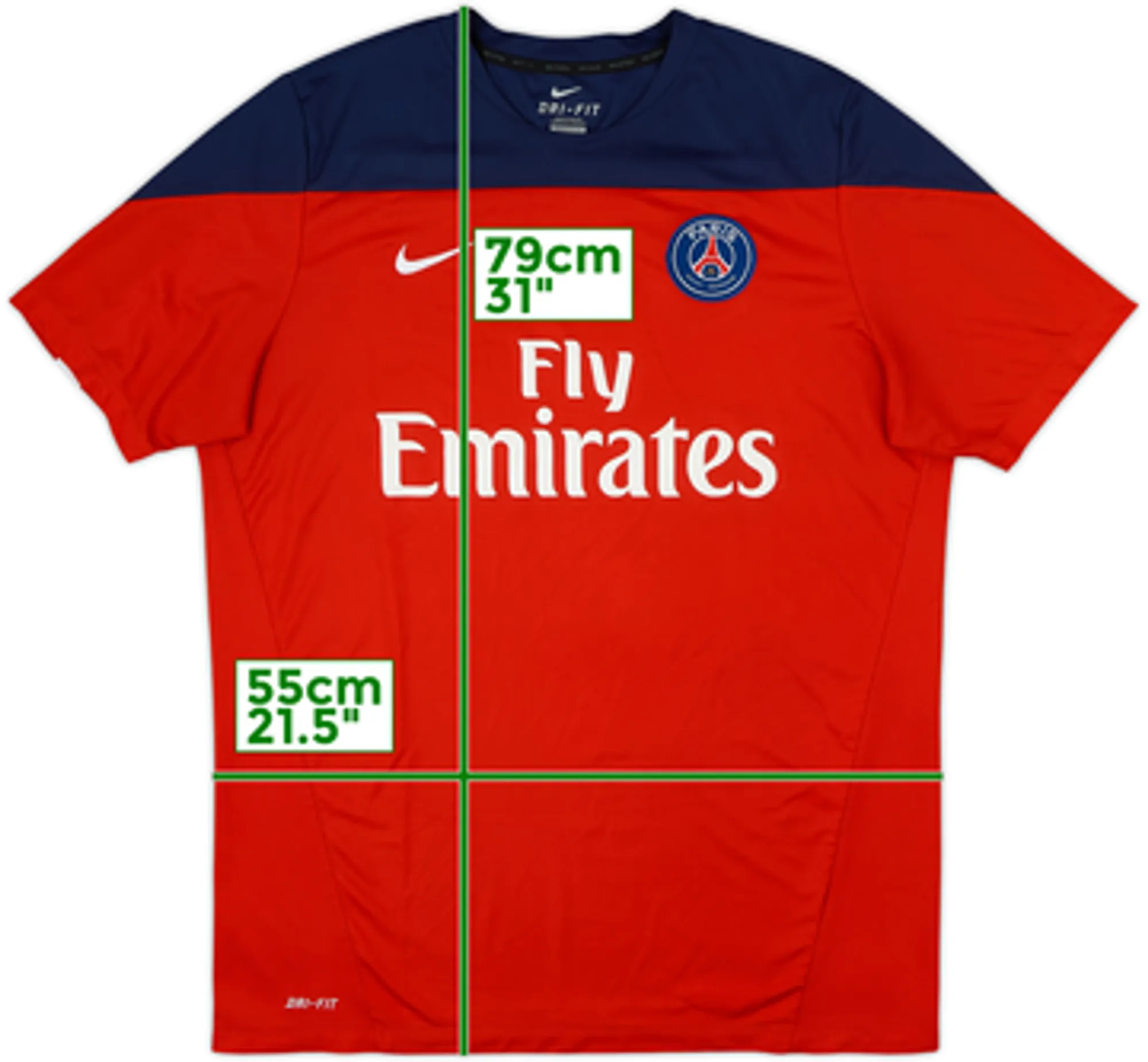 2014-15 Paris Saint-Germain Nike Training Shirt - 7/10 - (XXL)