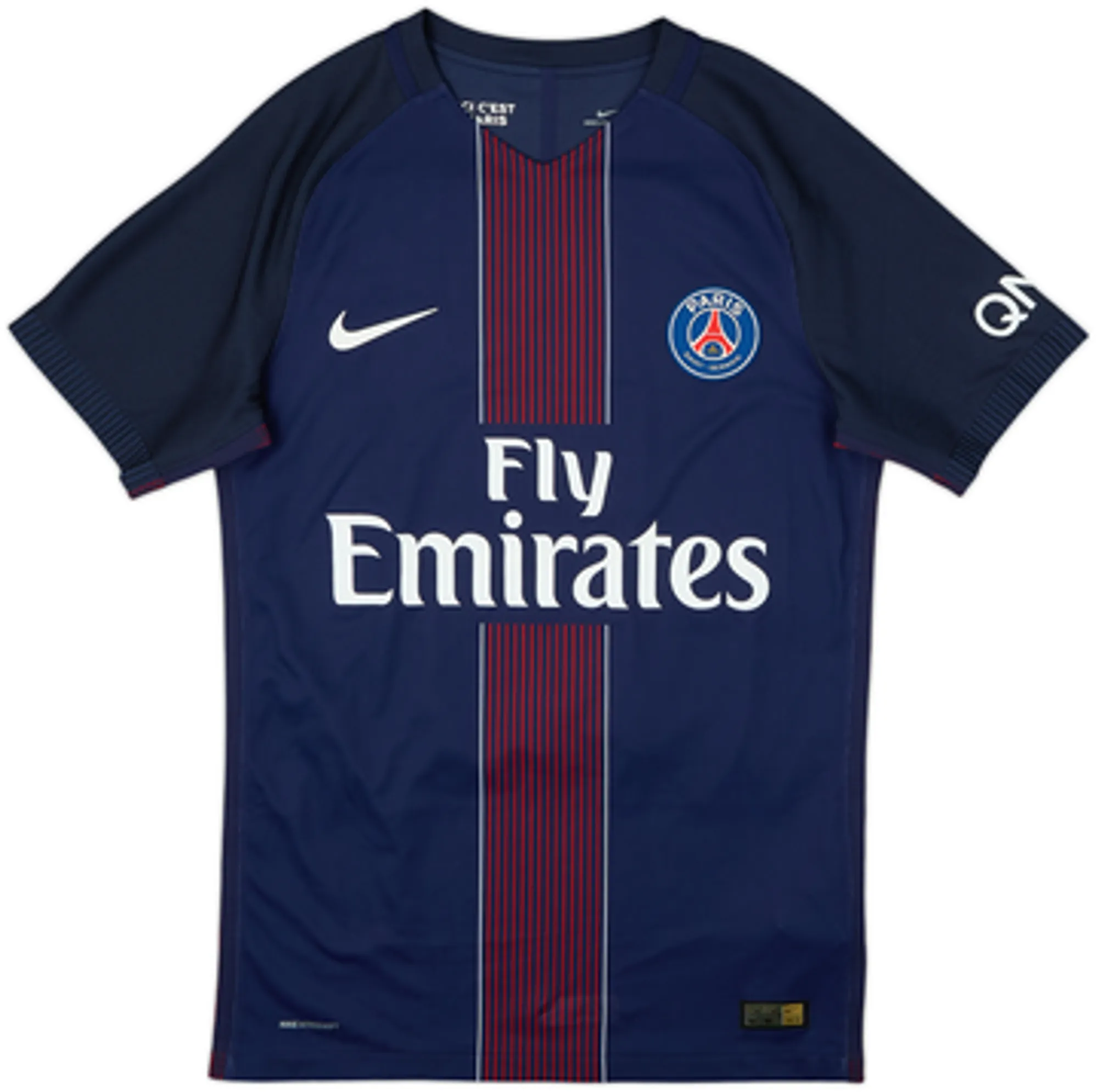 2016-17 Paris Saint-Germain Authentic Home Shirt Cavani #9 - 8/10 - (S)