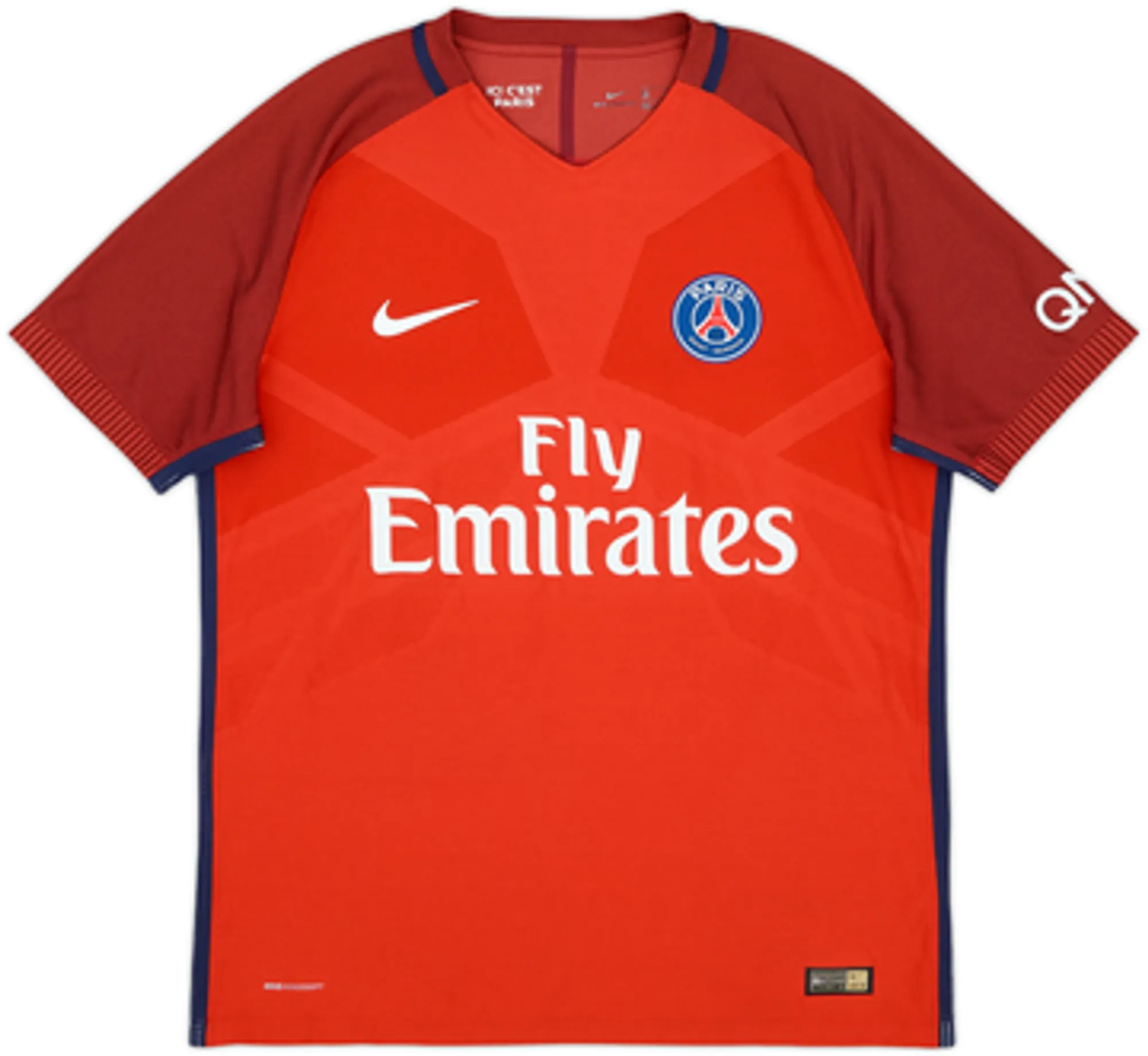 Nike Paris Saint Germain Mens SS Player Issue Away Shirt 2016/17