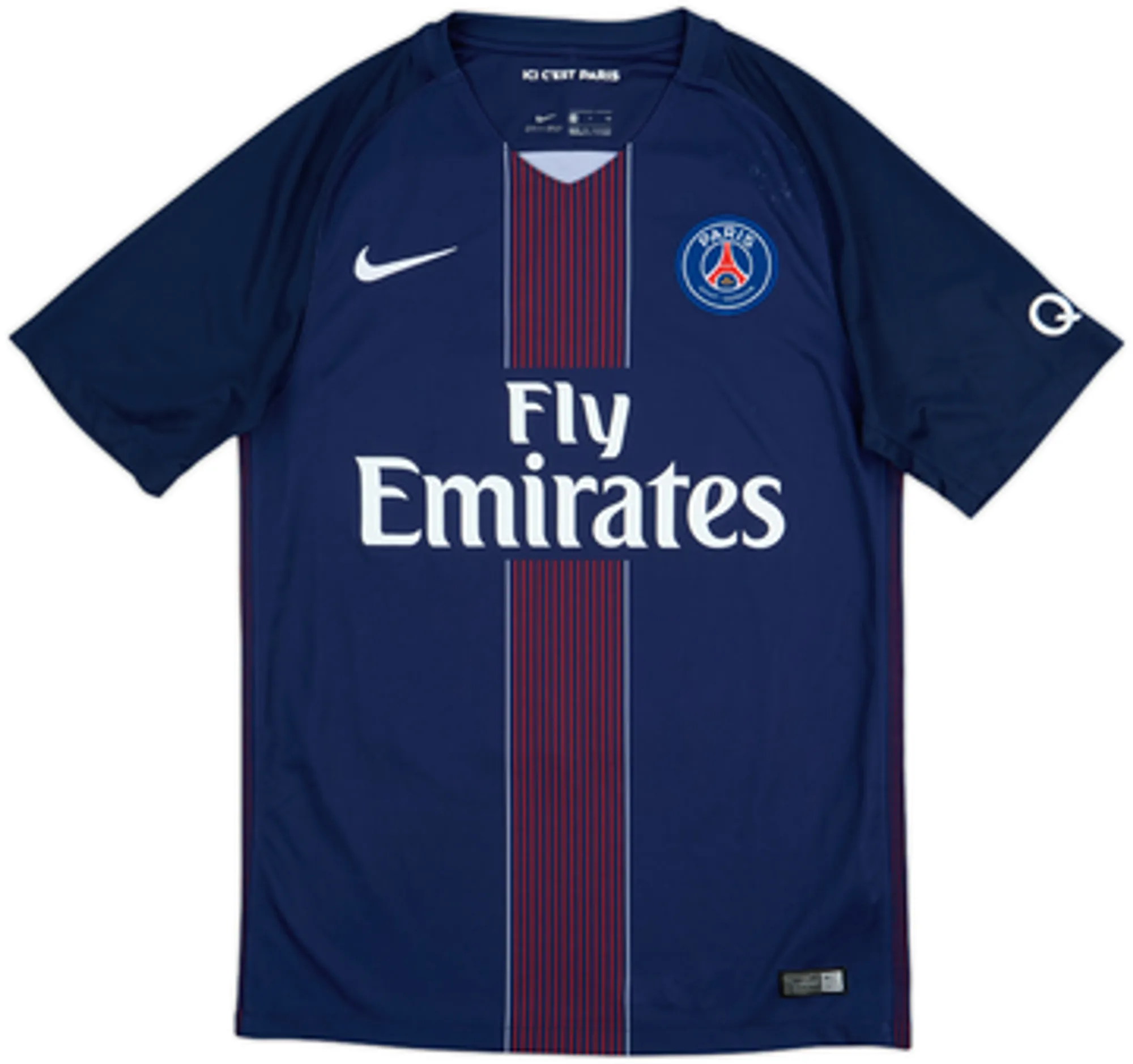 2016-17 Paris Saint-Germain Home Shirt Di Maria #11 - 7/10 - (S)