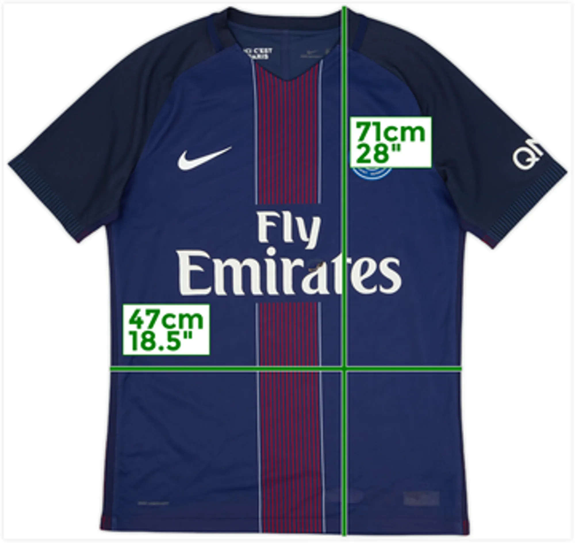 2016-17 Paris Saint-Germain Authentic Home Shirt - 5/10 - (M)