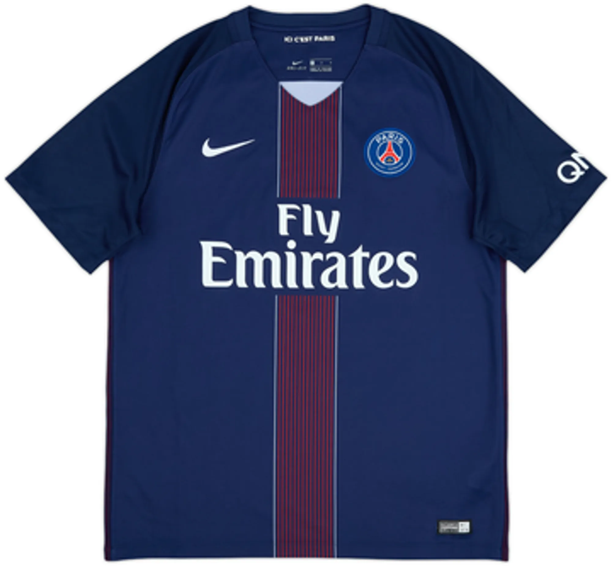 2016-17 Paris Saint-Germain Home Shirt Di Maria #11 - 10/10 - (L)