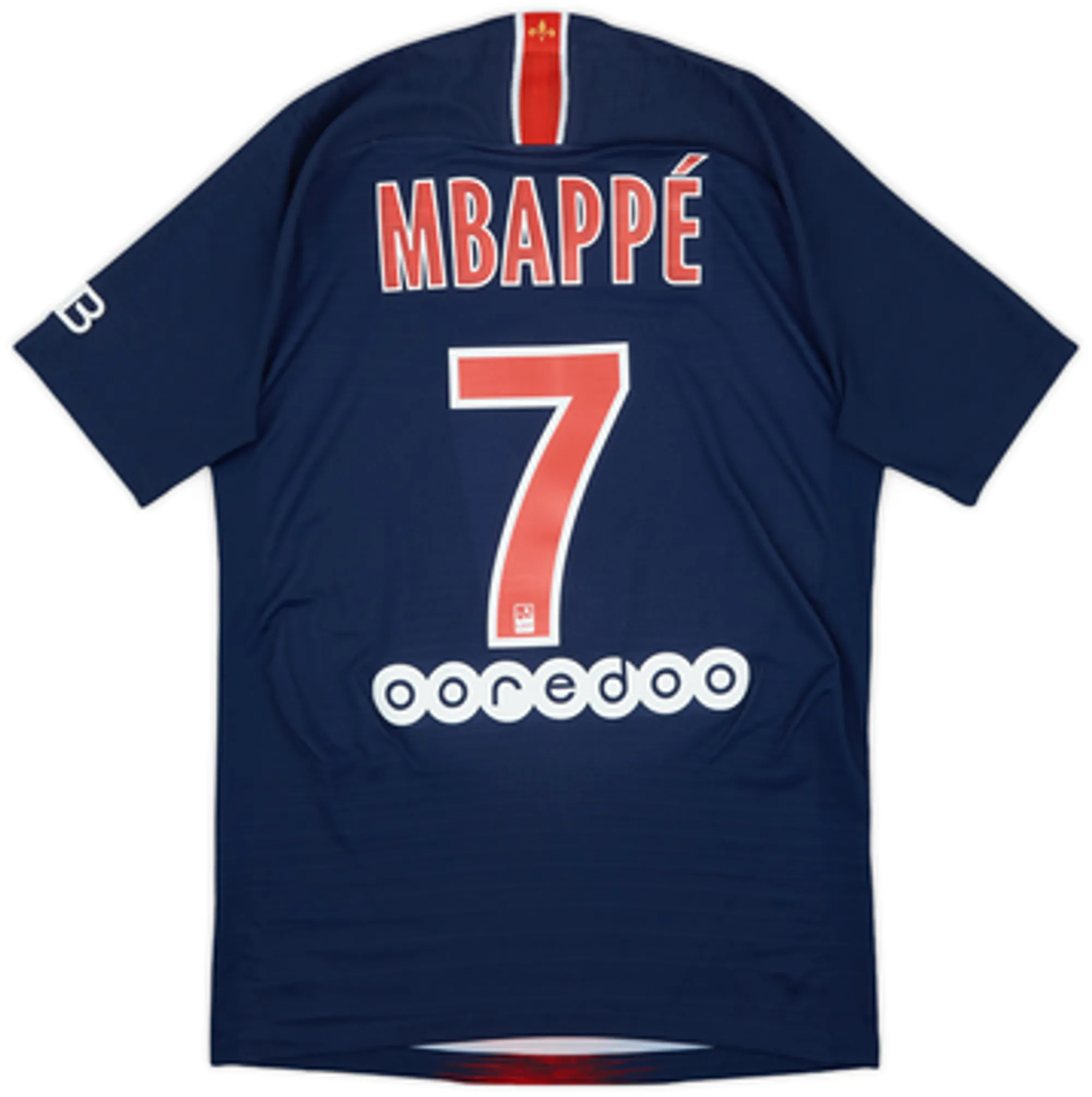2018-19 Paris Saint-Germain Authentic Home Shirt Mbappe #7 - 9/10 - (M)