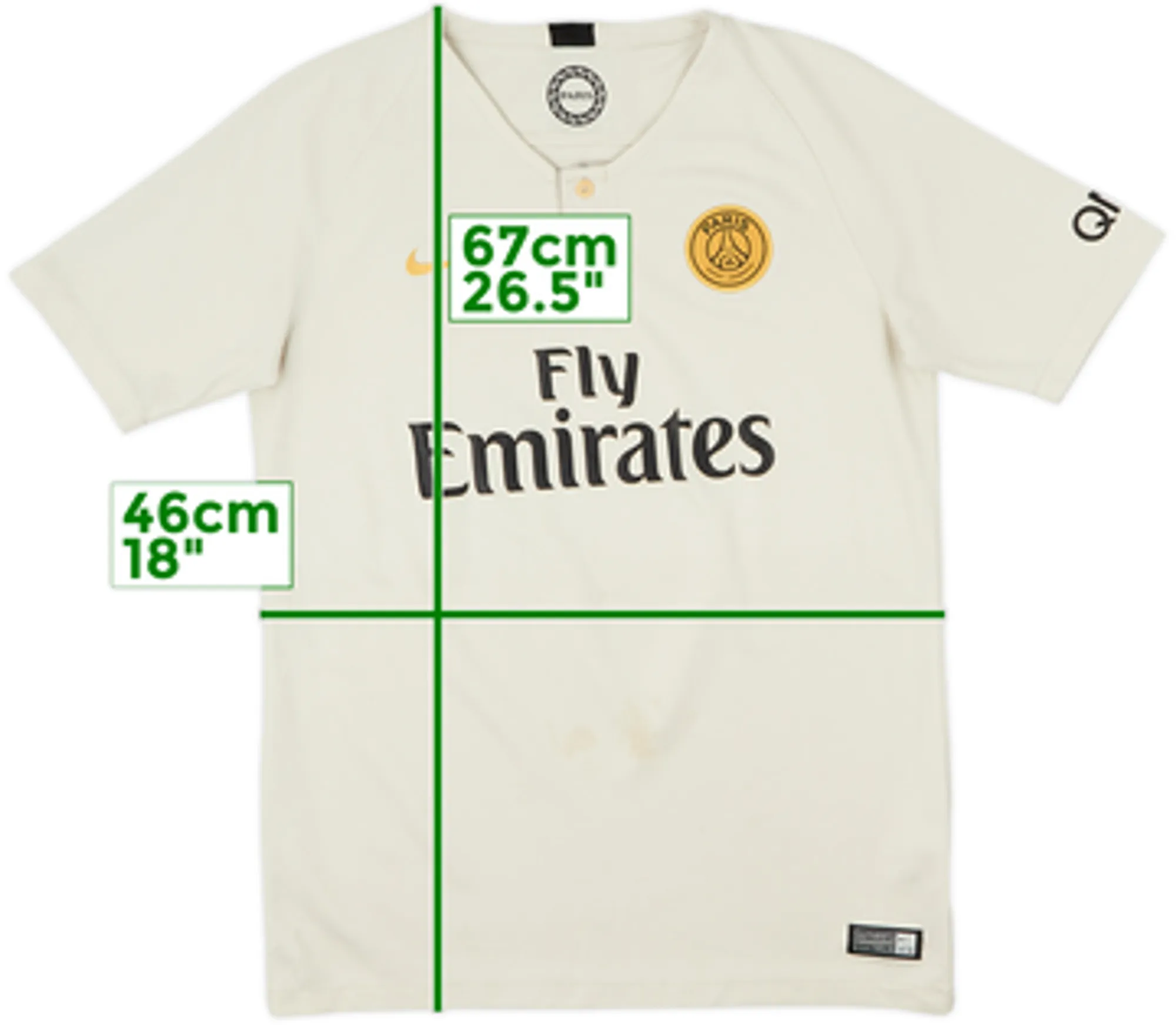 2018-19 Paris Saint-Germain Away Shirt - 5/10 - (L)