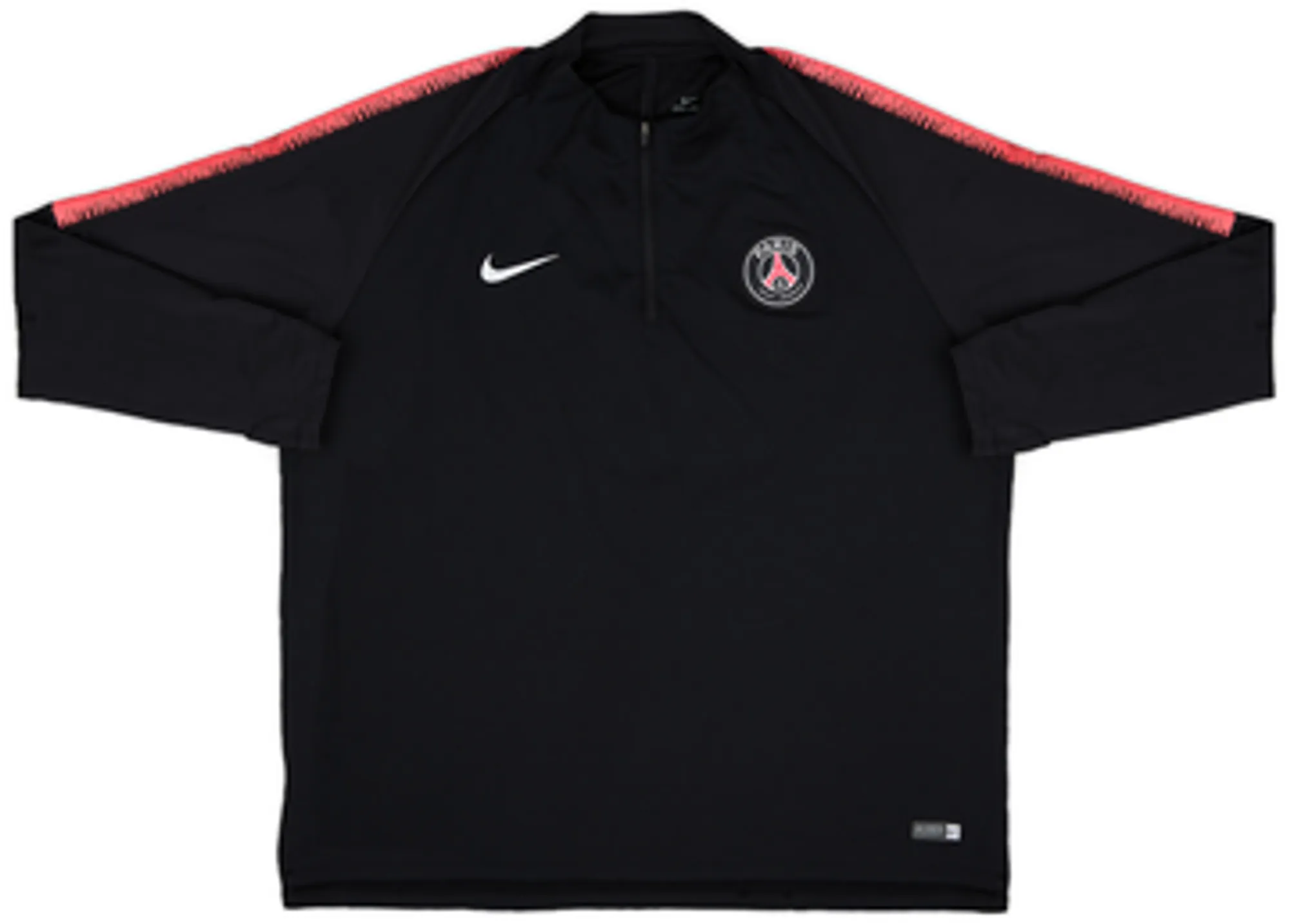2018-19 Paris Saint-Germain Nike 1/4 Zip Drill Top - 8/10 - (L)