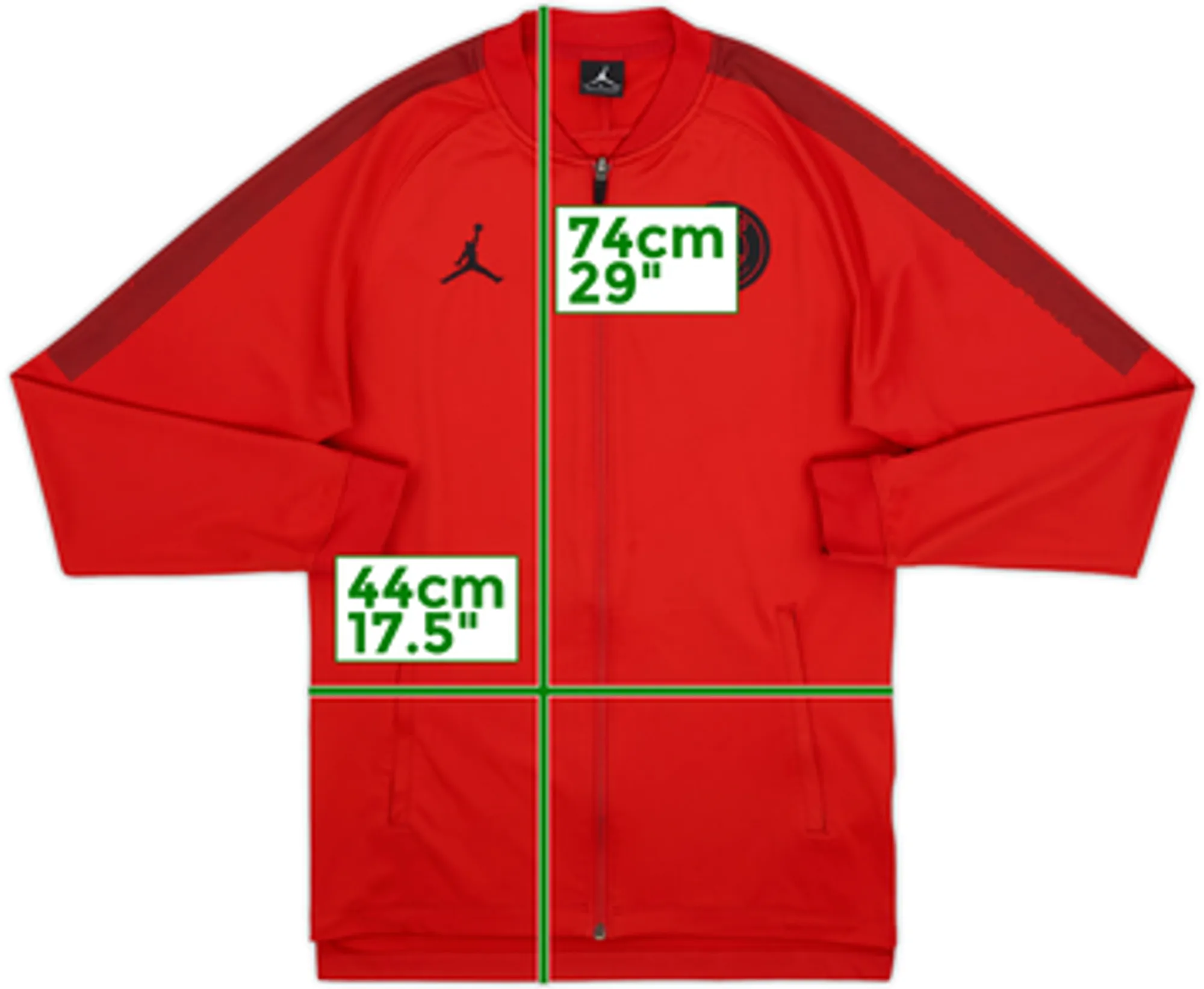 2018-19 Paris Saint-Germain Nike Jordan Track Jacket - 9/10 - (S)