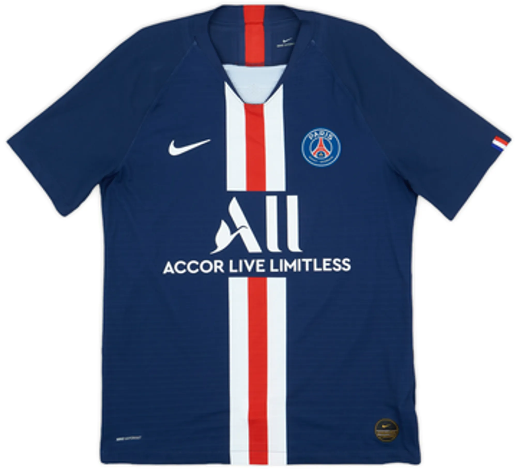 2019-20 Paris Saint-Germain Authentic Home Shirt Mbappe #7 - 10/10 - (M)