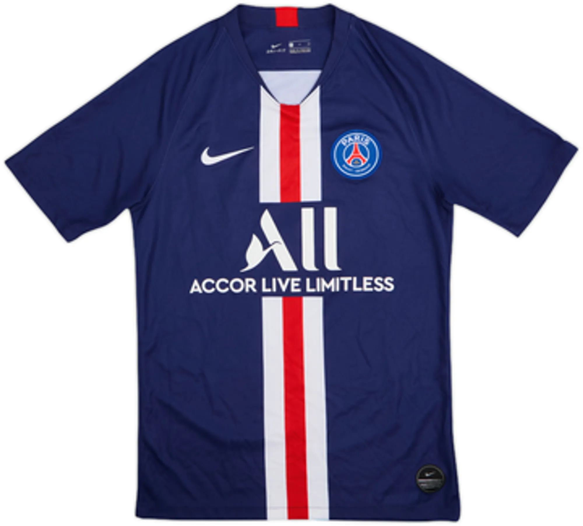 2019-20 Paris Saint-Germain Home Shirt Mbappe #7 - 5/10 - (M)