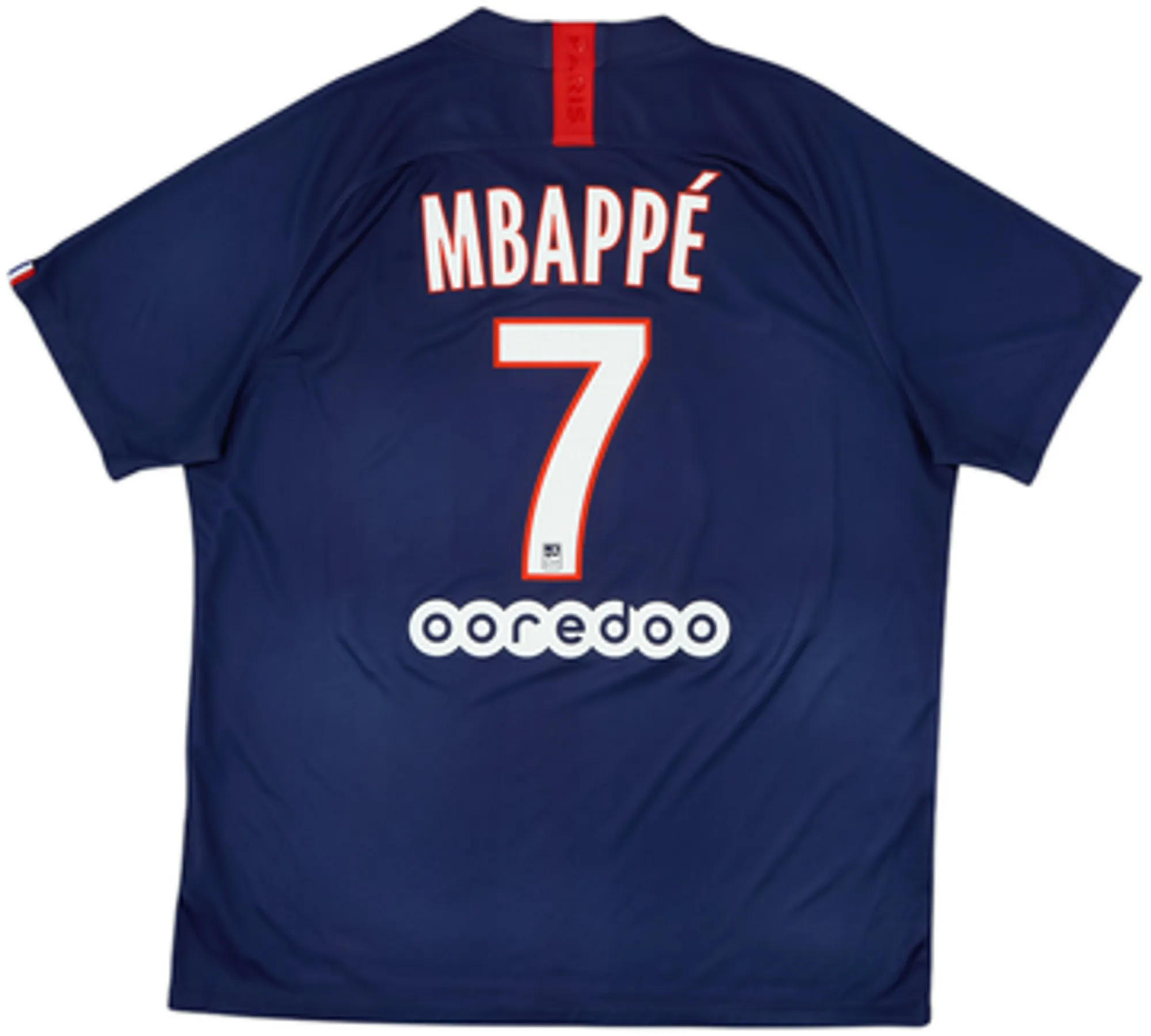2019-20 Paris Saint-Germain Home Shirt Mbappe #7 - 8/10 - (L)