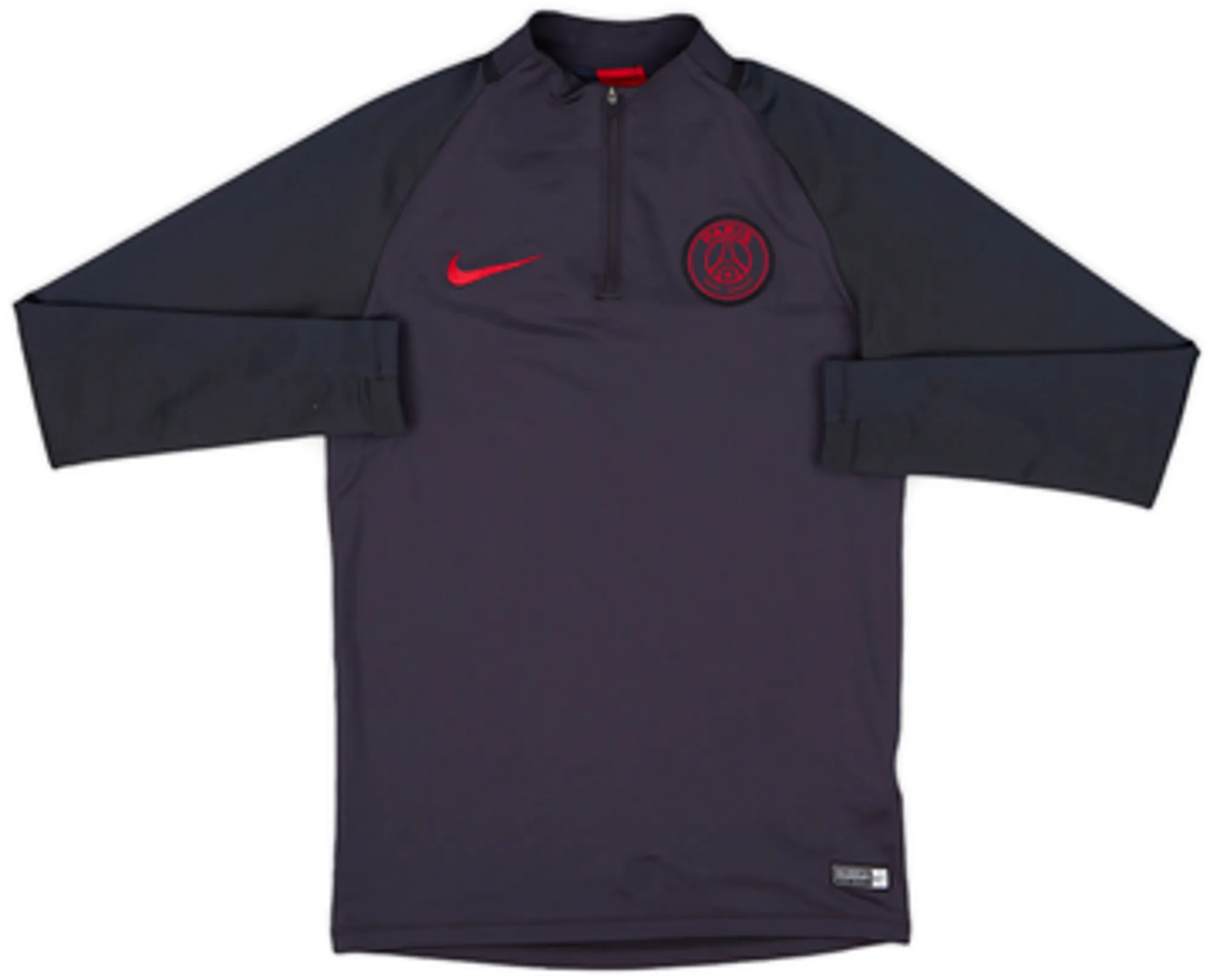 2019-20 Paris Saint-Germain Nike 1/4 Zip Training Top - 9/10 - (S)
