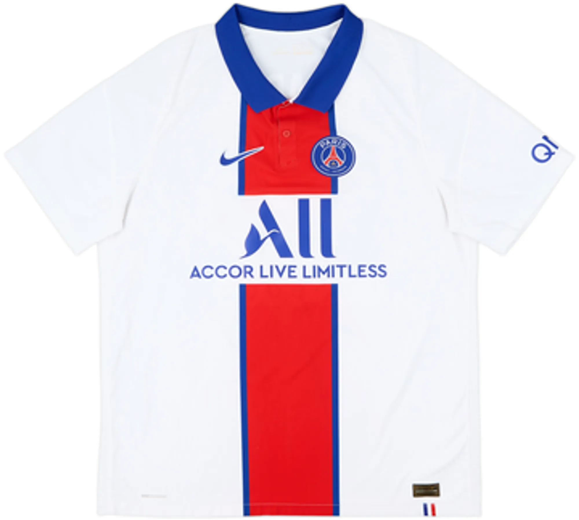 2020-21 Paris Saint-Germain Authentic Away Shirt Mbappe #7 - 8/10 - (S)