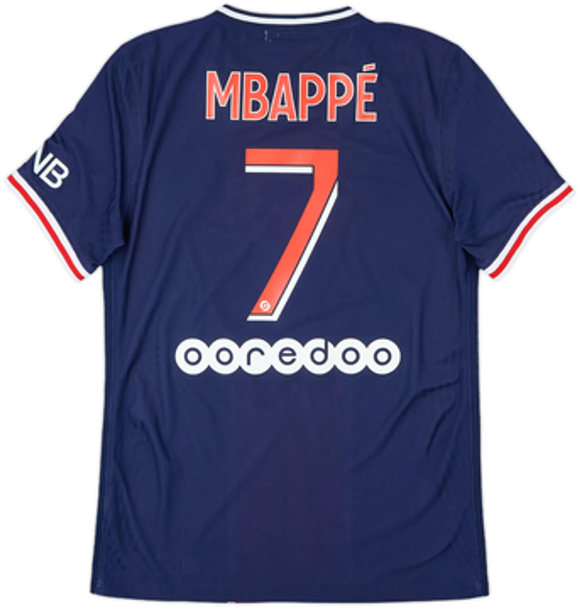 2020-21 Paris Saint-Germain Authentic Home Shirt Mbappe #7 - 6/10 - (S)