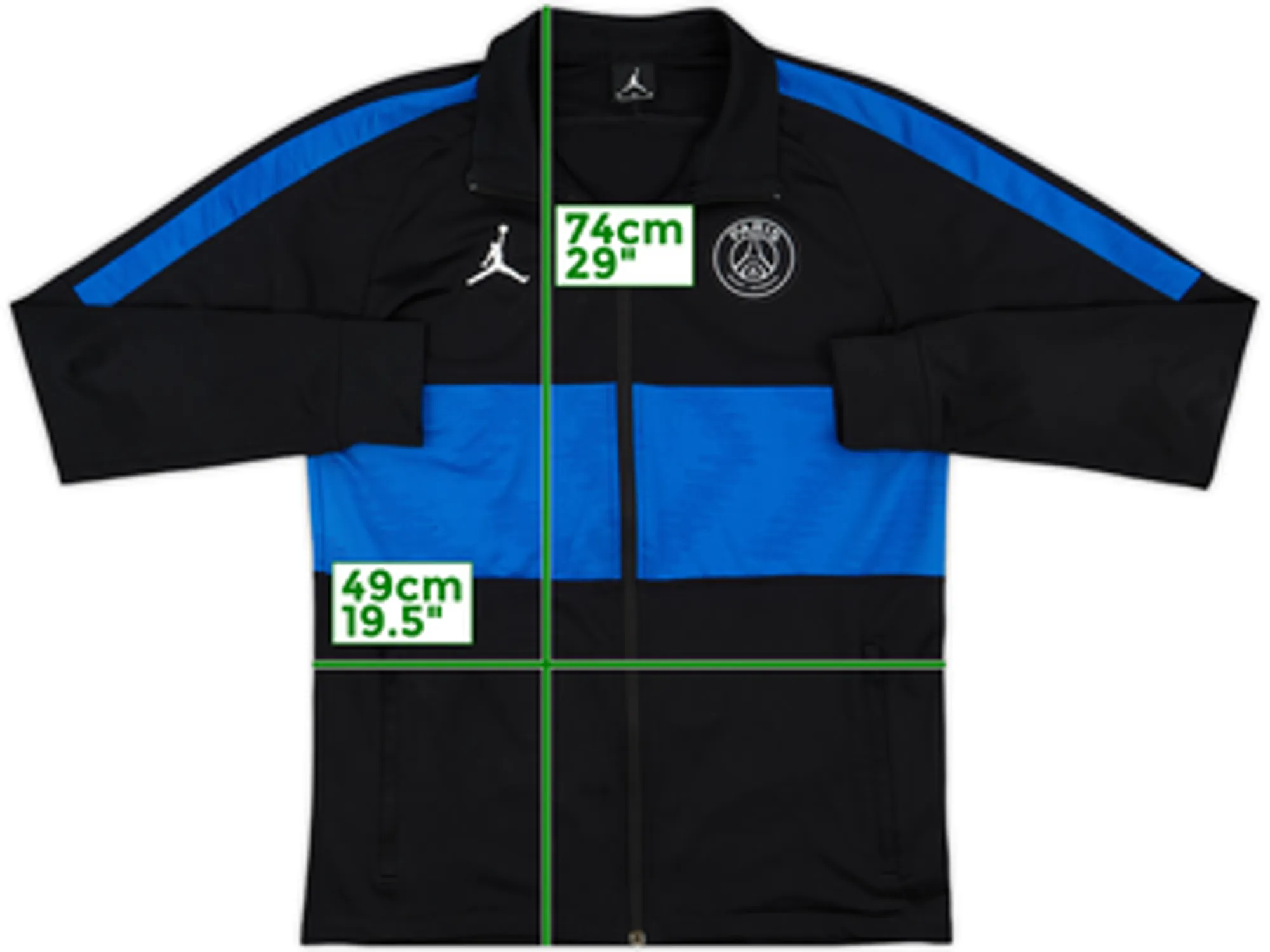 2020-21 Paris Saint-Germain Jordan Track Jacket - 8/10 - (M)