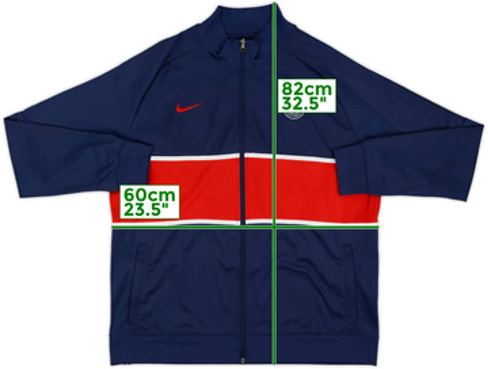 2020-21 Paris Saint-Germain Nike Track Jacket - 9/10 - (M)