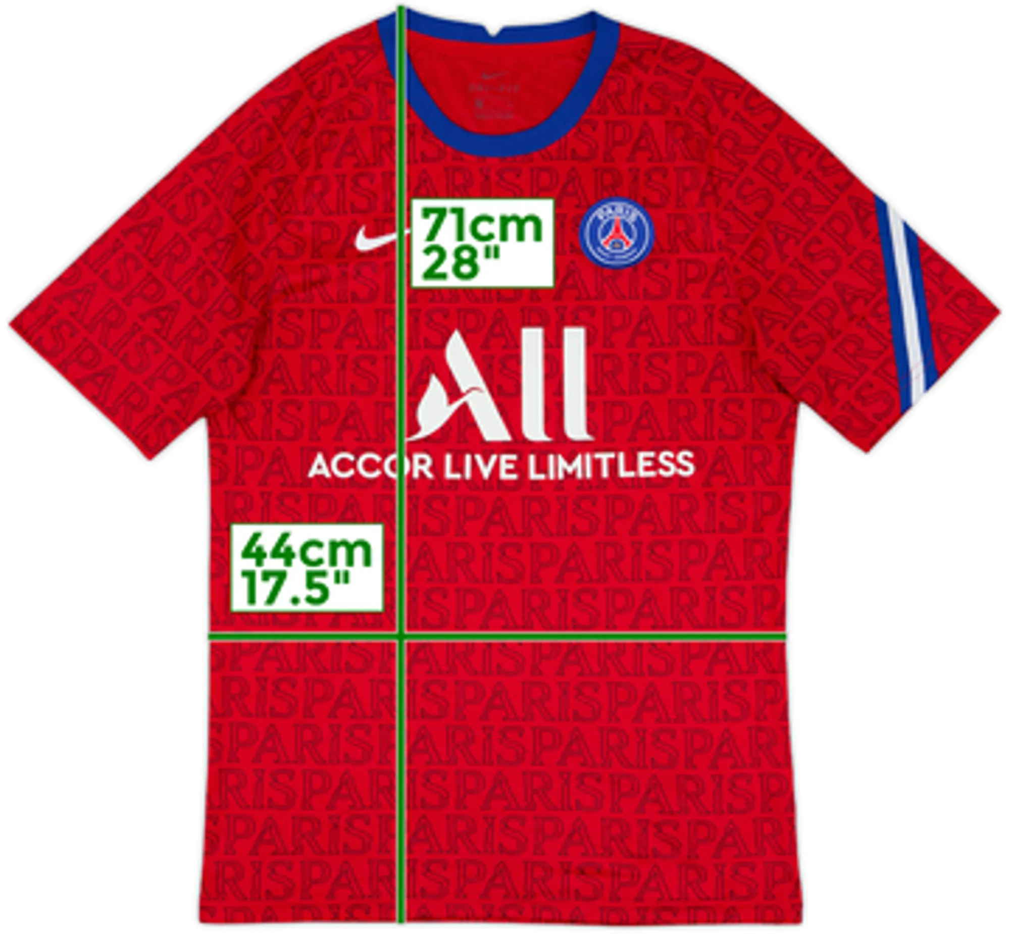 2020-21 Paris Saint-Germain Nike Training Shirt - 7/10 - (L)