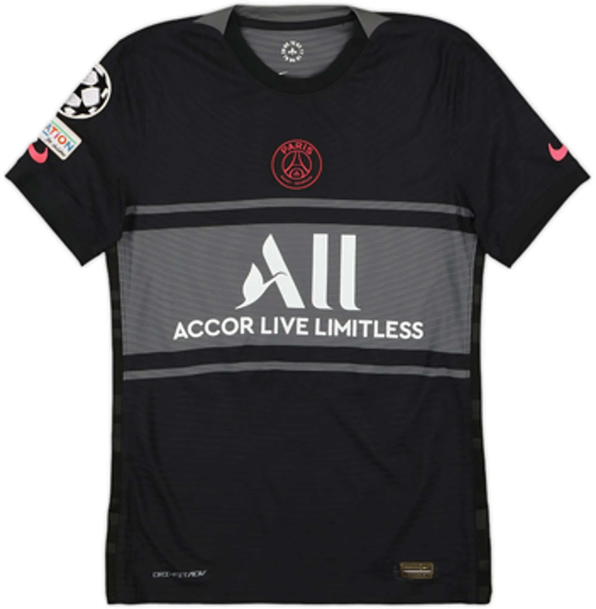 2021-22 Paris Saint-Germain Authentic Third Shirt Mbappe #7 - 8/10 - (S)