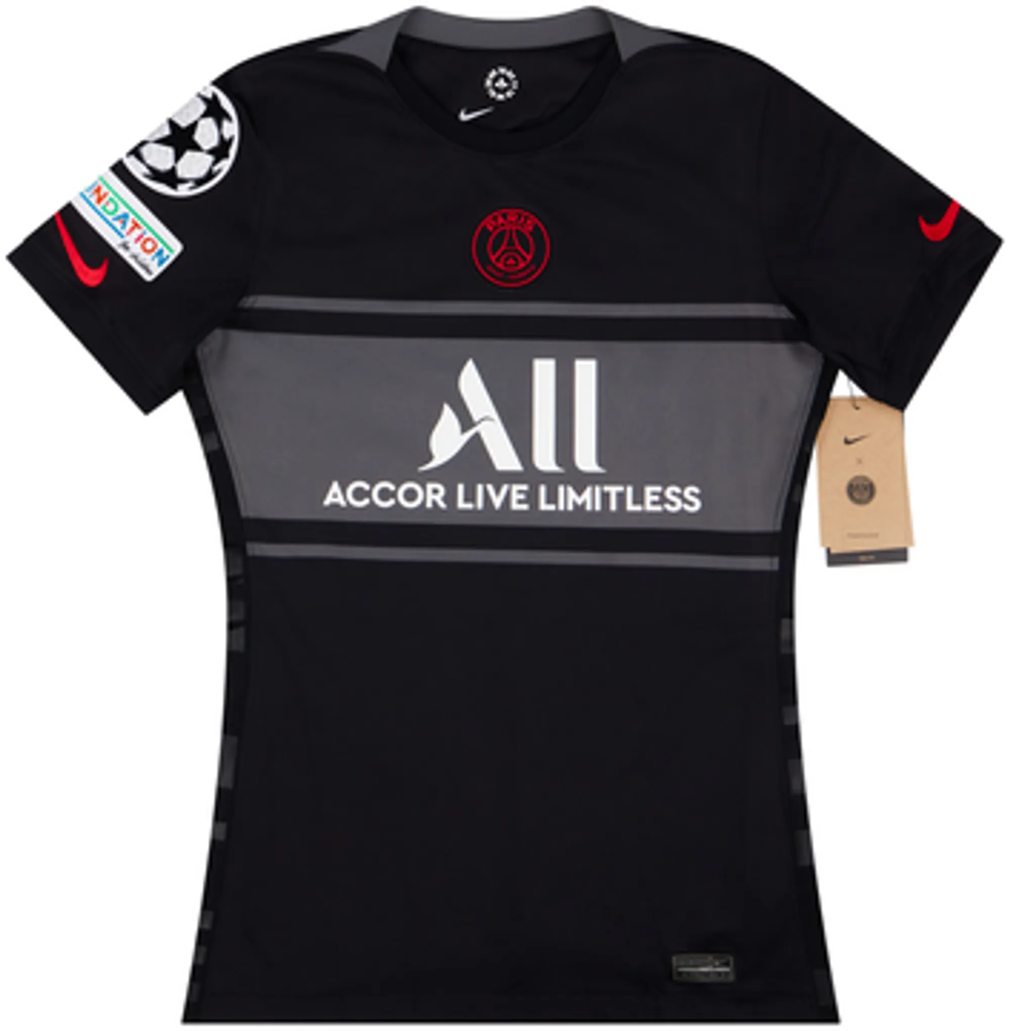 2021-22 Paris Saint-Germain Third Shirt Messi #30 (Women's XS)