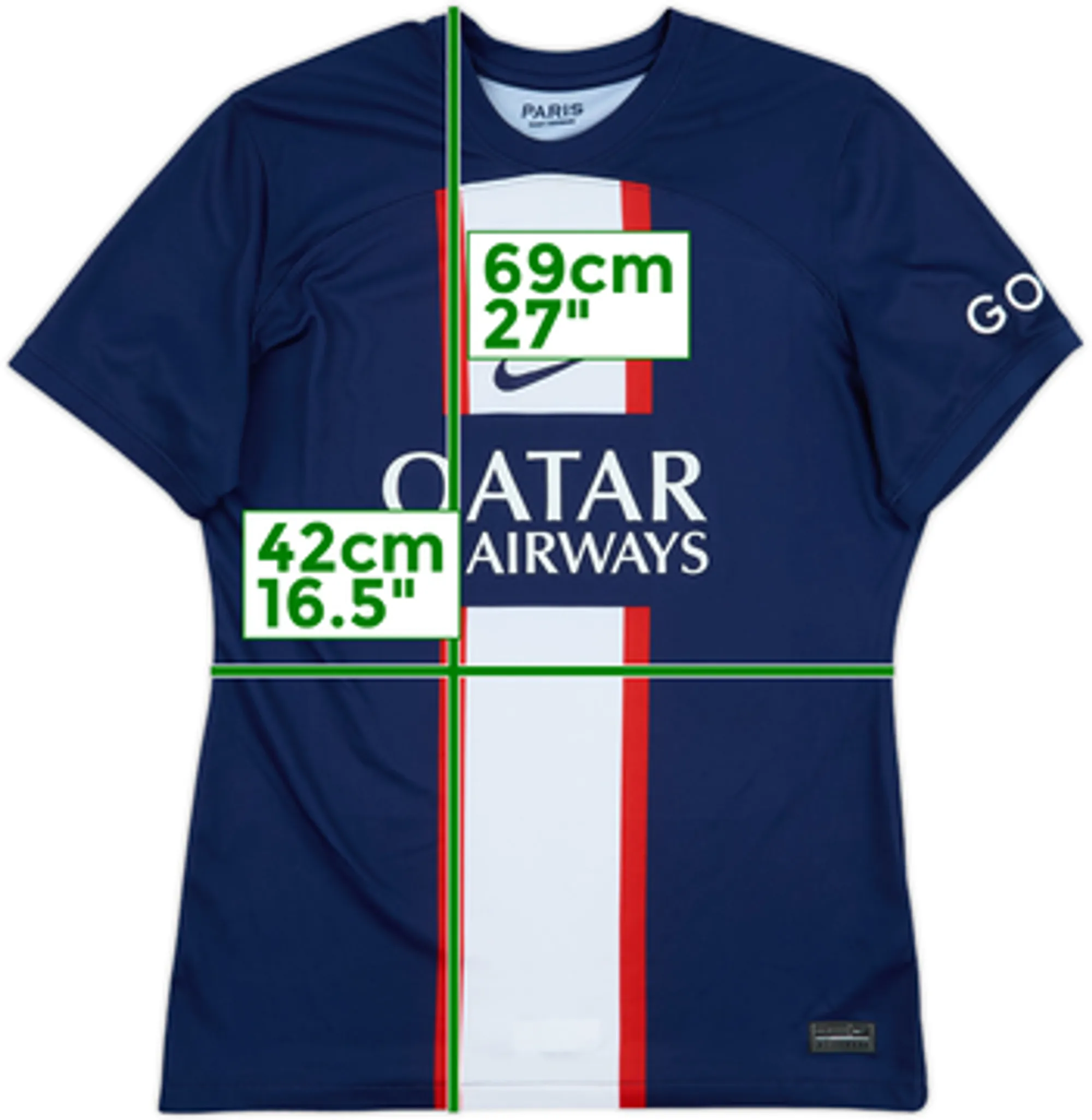 2022-23 Paris Saint-Germain Home Shirt - 10/10 - (Women's M)