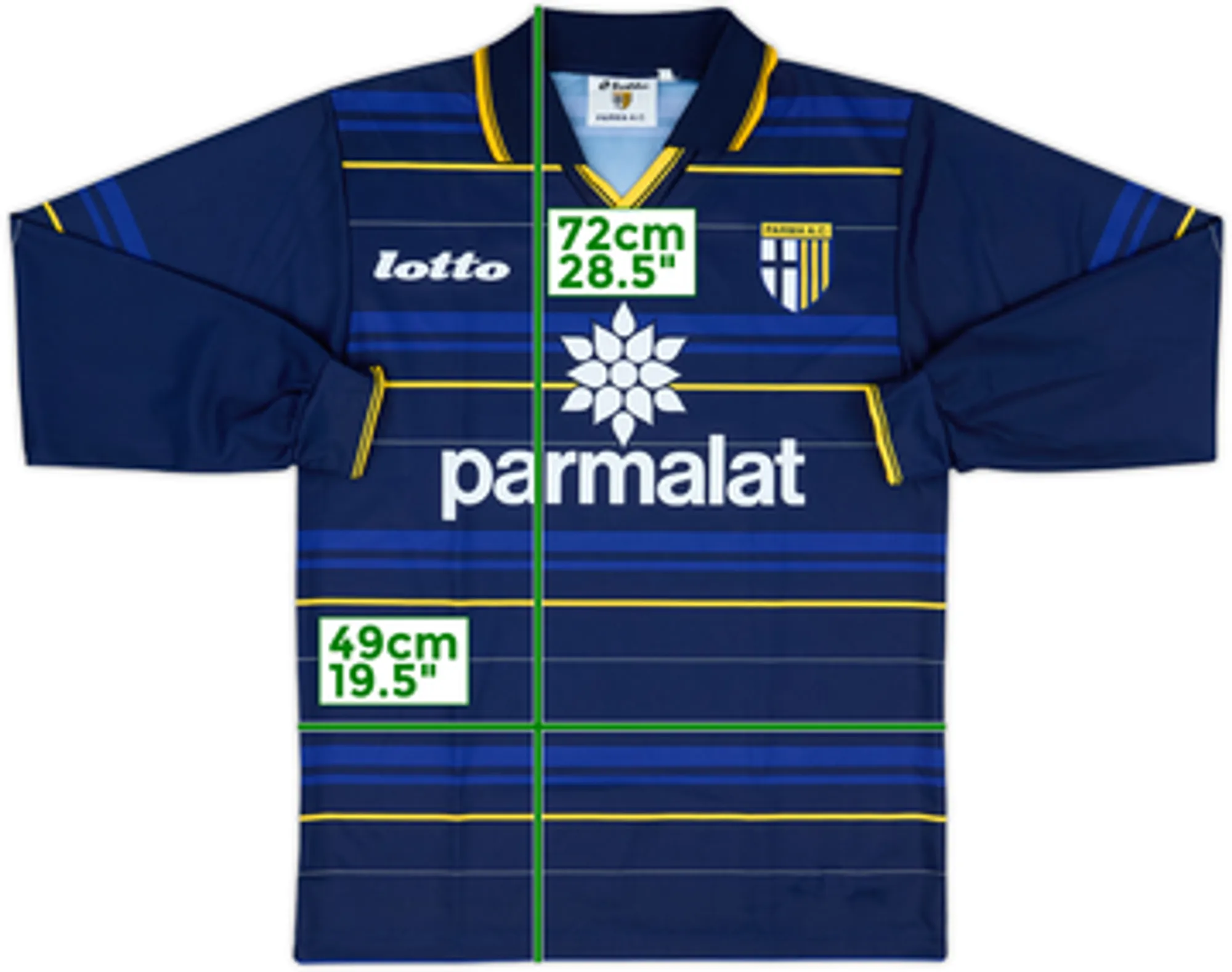 1998-99 Parma Third L/S Shirt - 9/10 - (XL.Boys)