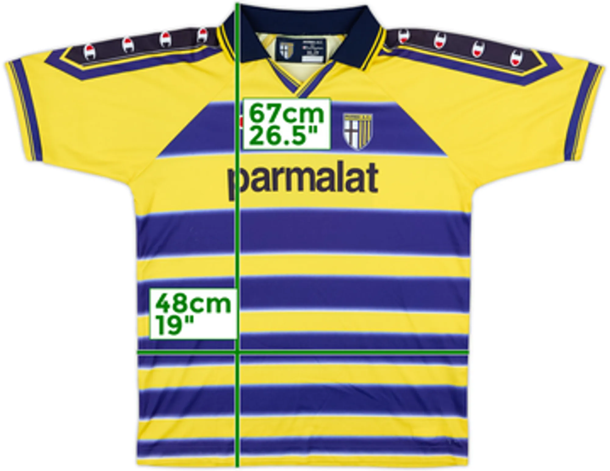 1999-00 Parma Basic Home Shirt - 8/10 - (XL)