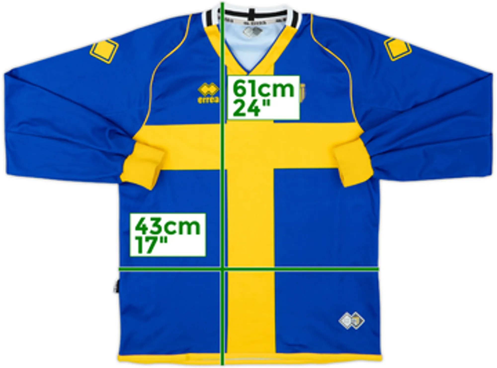 2007-08 Parma Away L/S Shirt - 8/10 - (XL.Boys)